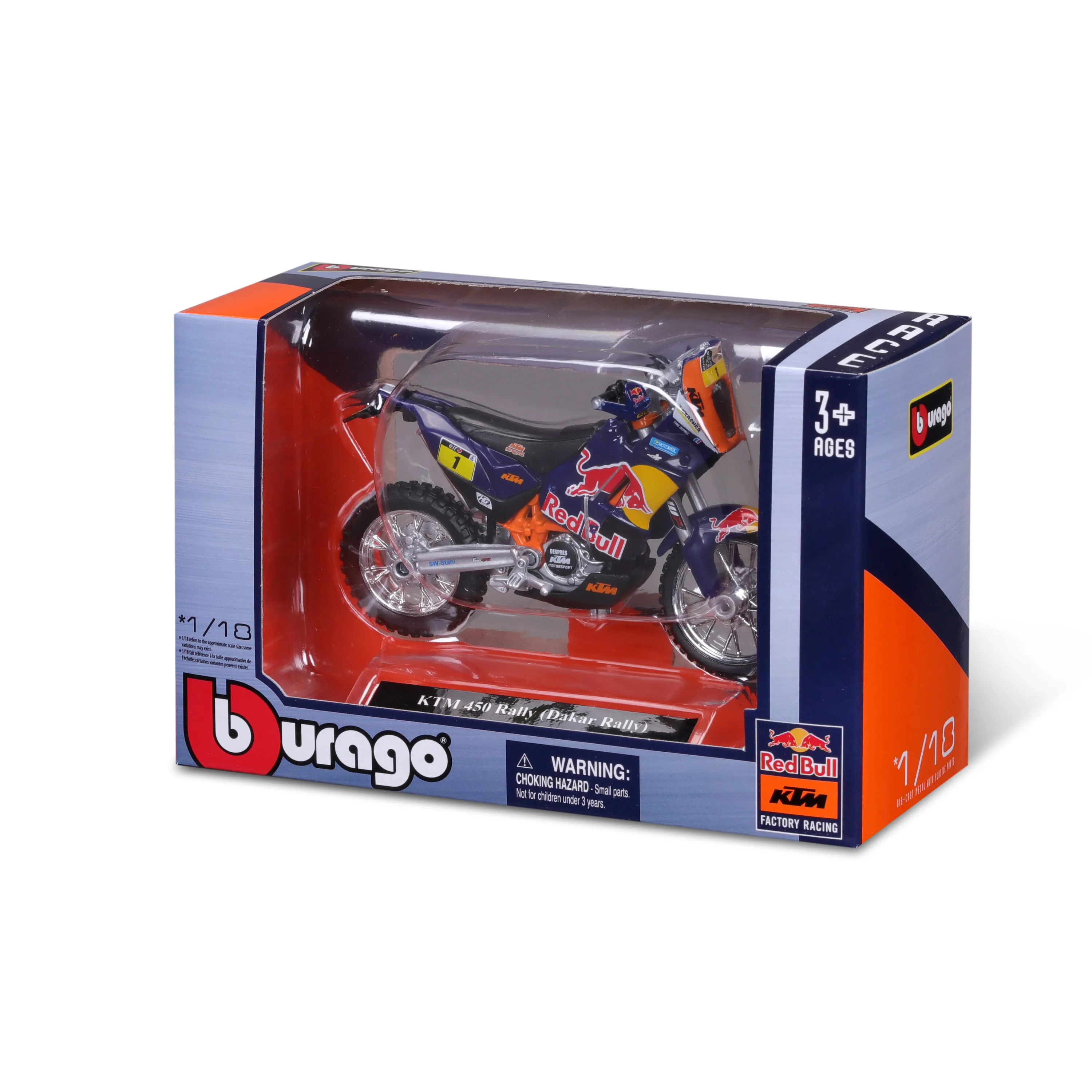 1:18 WRB KTM CYCLE - KTM 450 Rally (Dakar Rally)