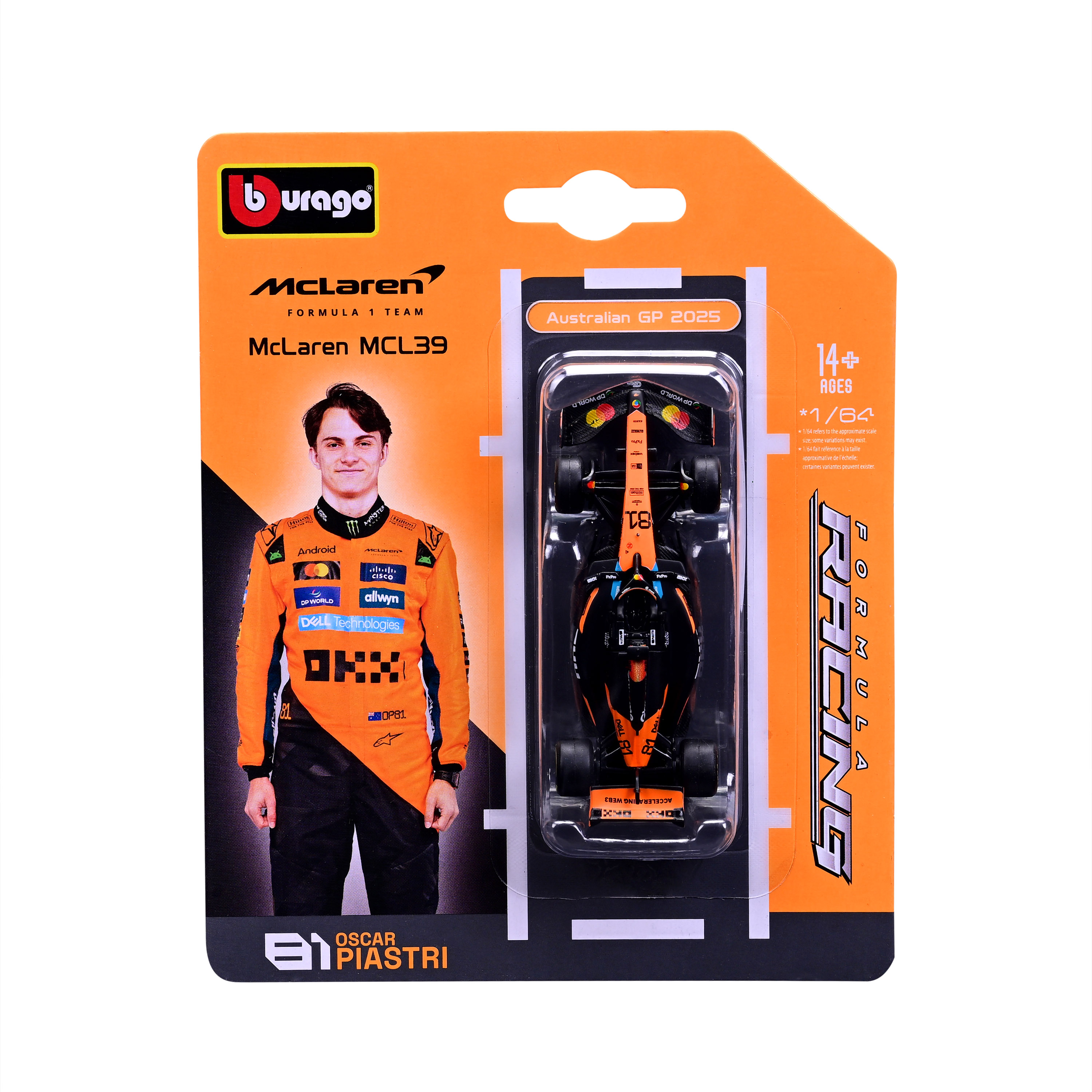 #81 ოსკარ პიასტრი – McLaren Racing F1 MCL39 (2025) – ფორმულა 1 მოდელი