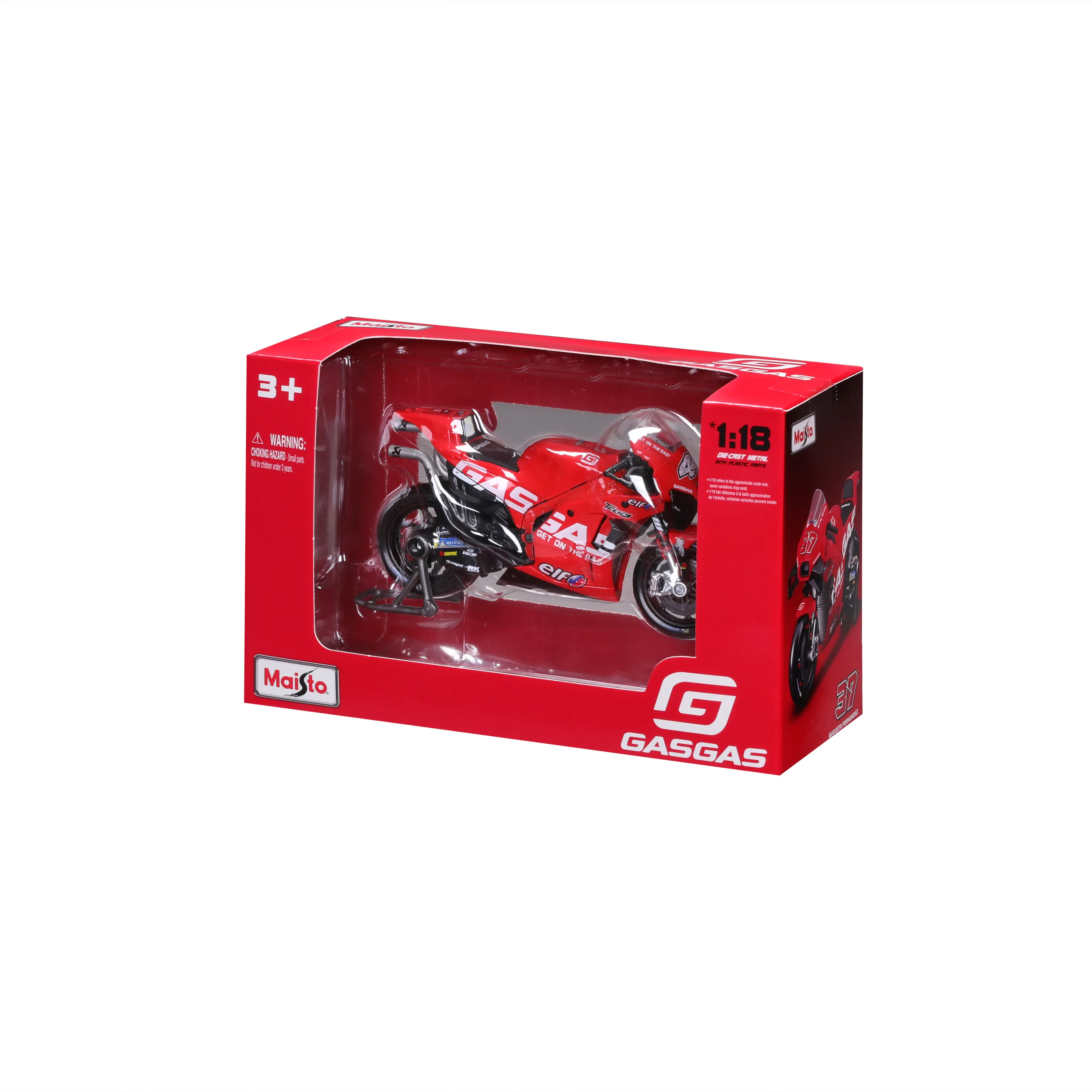1:18 GP Racing - GASGAS Factory Racing Tech3 2023#37 Augusto Fernandez, #44 Pol Espargaro