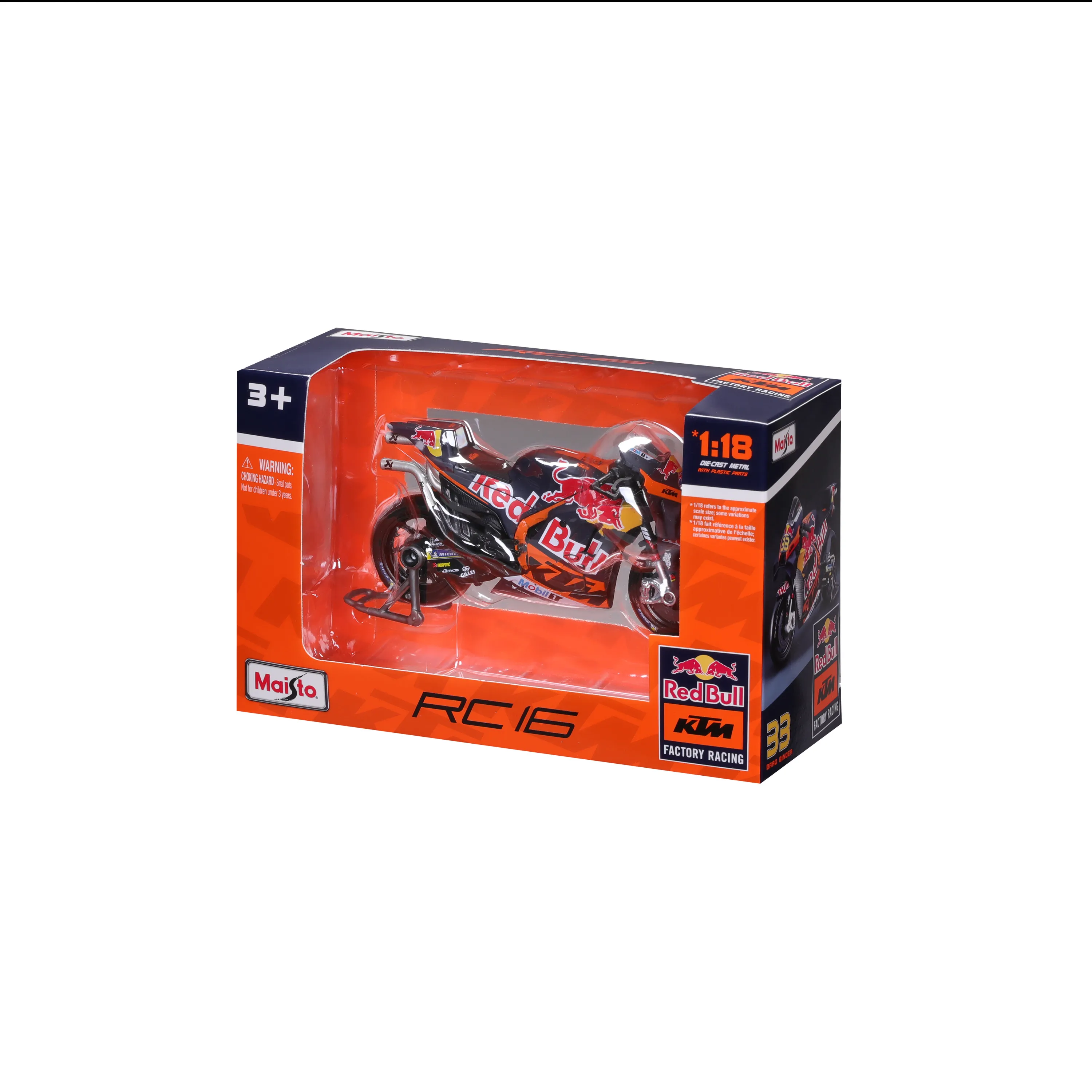 1:18 GP Racing - Red Bull KTM Factory Racing 2023  #33 Brad Binder, #43 Jack Miller
