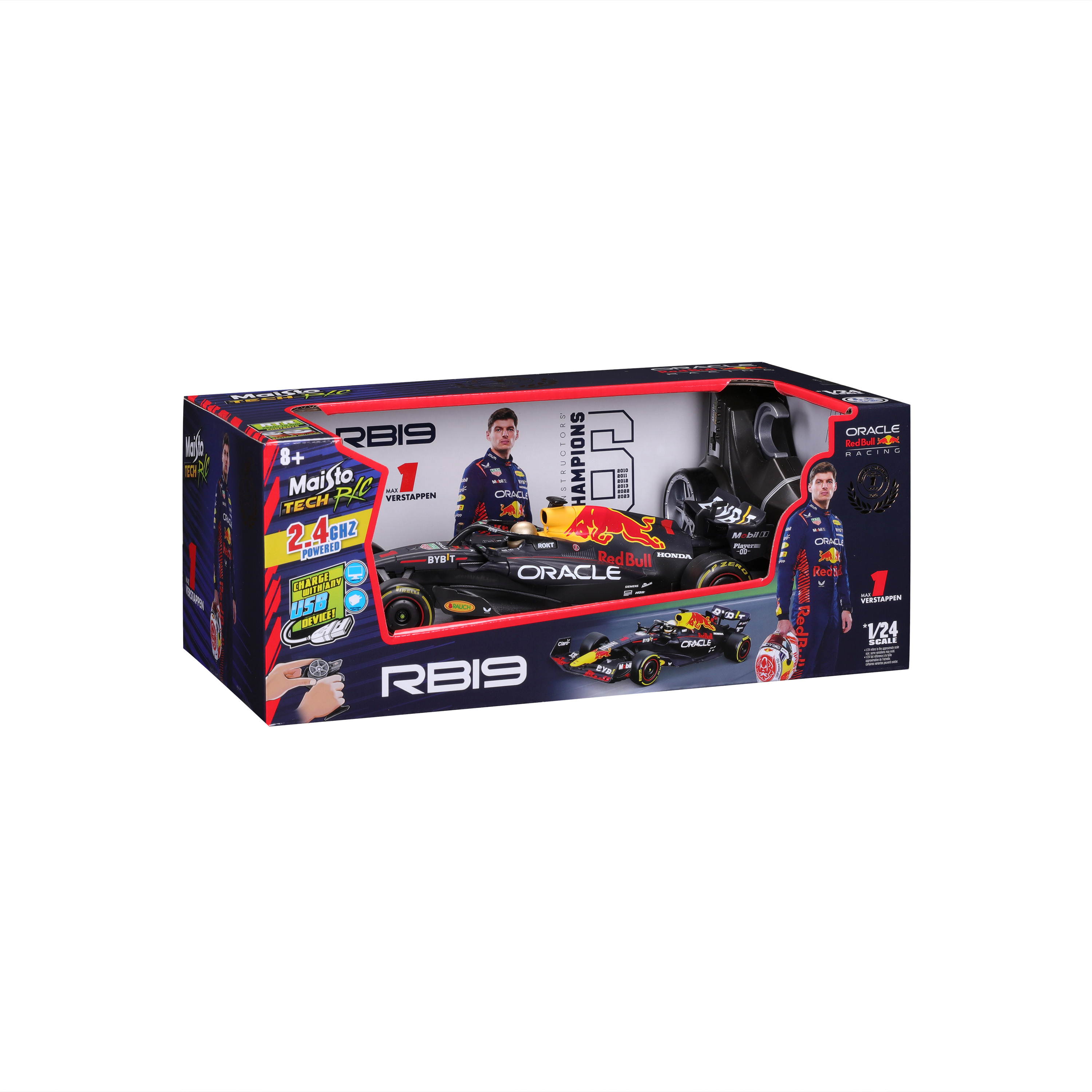 Oracle Red Bull Racing RB19 – დისტანციურად მართვადი მოდელი (1:24)