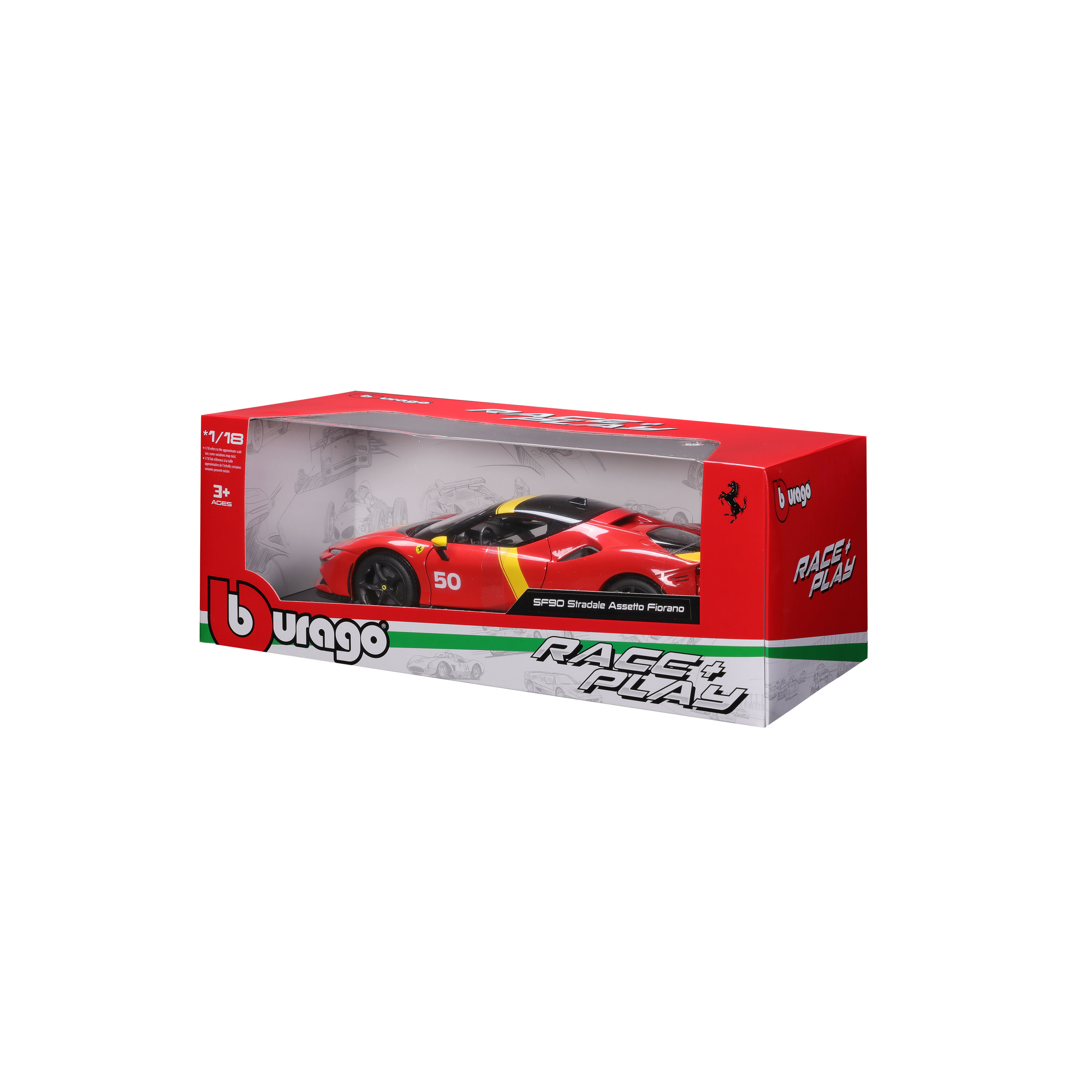 ფერარი SF90 Stradale Assetto Fiorano #50 – ფერარი რეისინგი ხედი 3