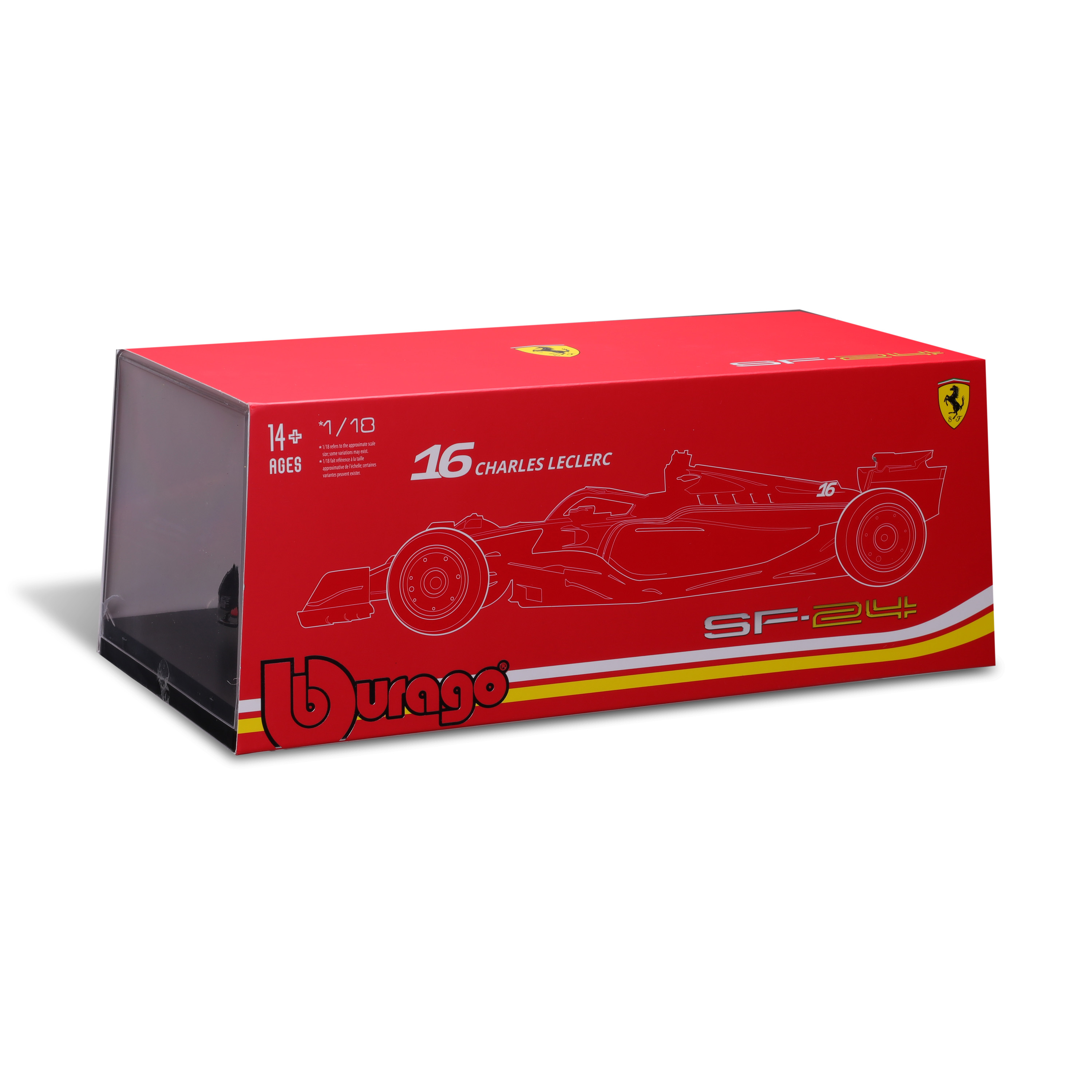 Scuderia Ferrari SF-24 (2024) ფორმულა ლიმიტირებული სერია ხედი 5