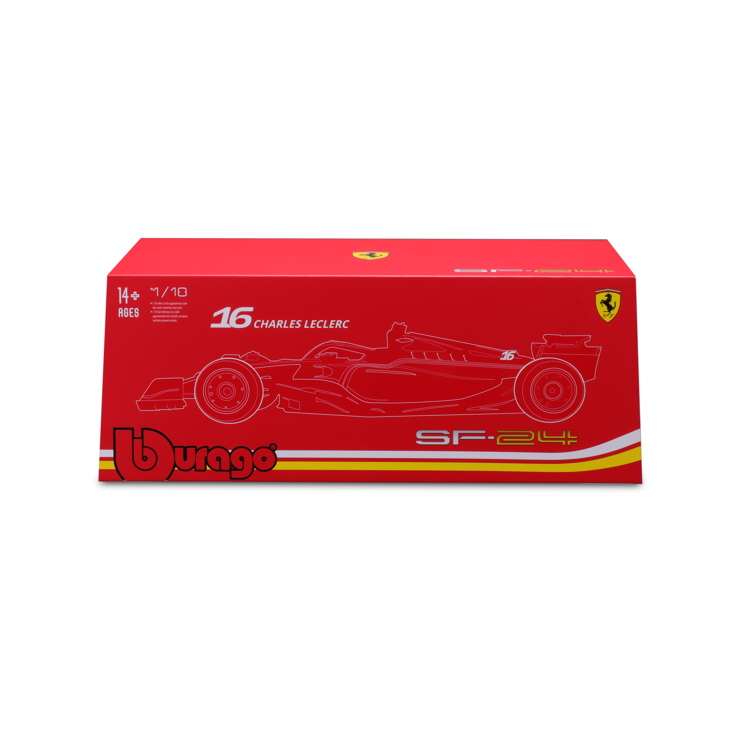 Scuderia Ferrari SF-24 (2024) ფორმულა ლიმიტირებული სერია ხედი 2