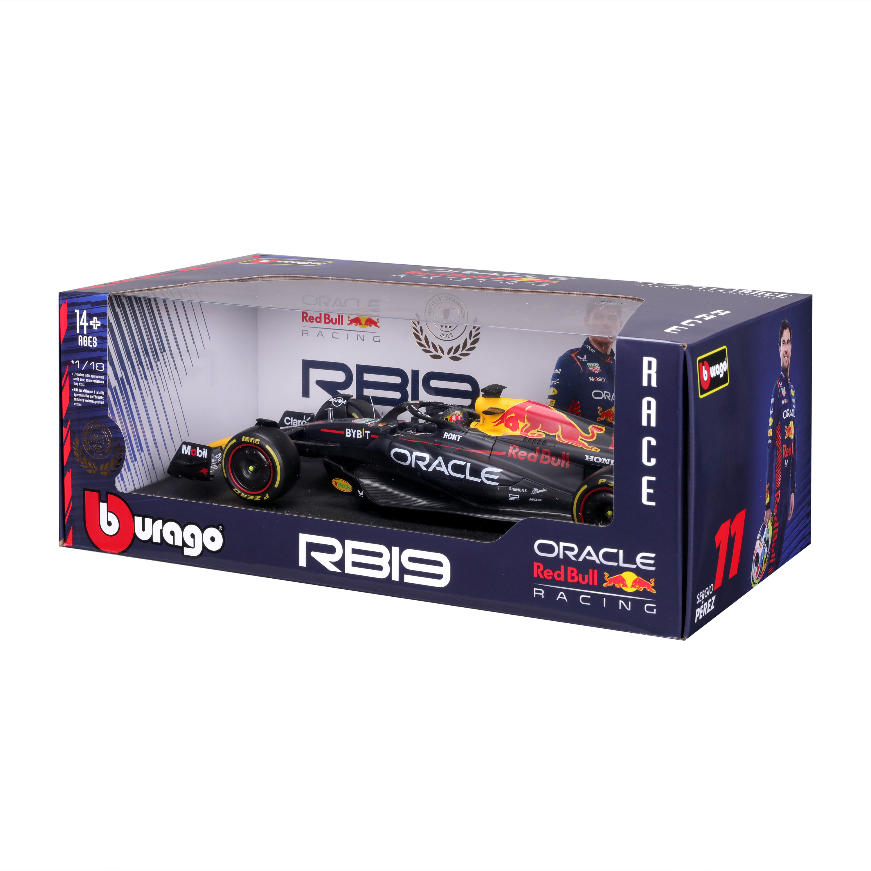Oracle Red Bull Racing RB19 (2023) – ფორმულა 1 ექსკლუზიური მოდელი ხედი 3