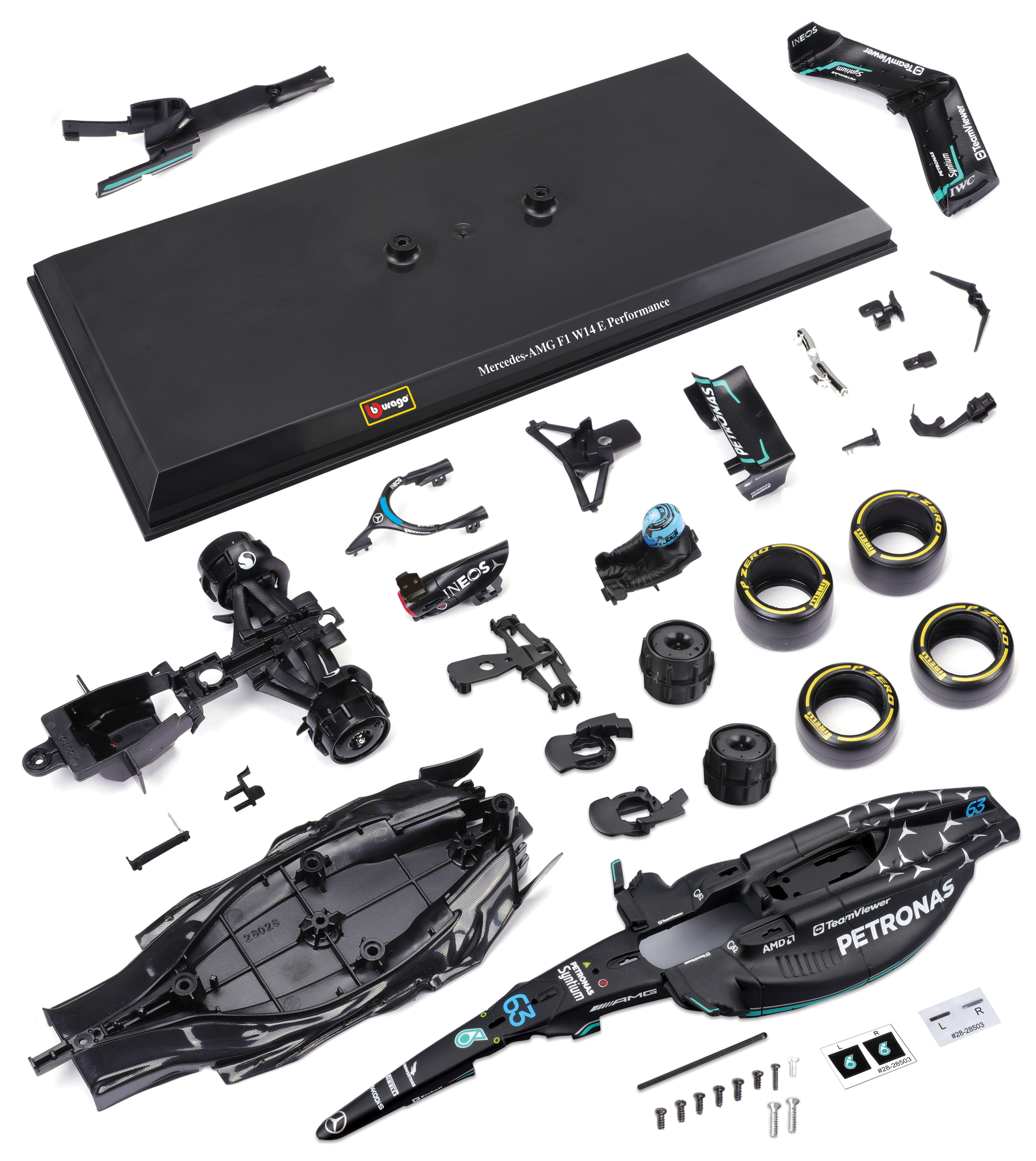 მერსედეს-AMG F1 W14 E Performance – ფორმულა 1 მოდელი ხედი 4