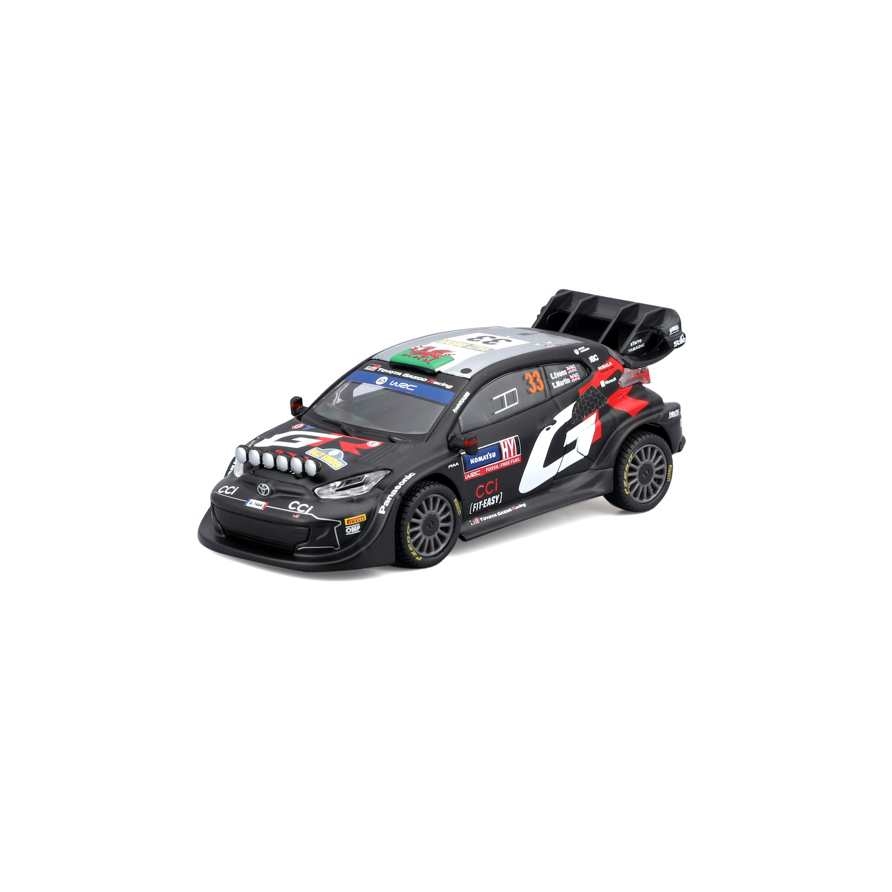 Gr Yaris Rally 1 Hybrid WRC Evans #33 2024 1:43 view 1
