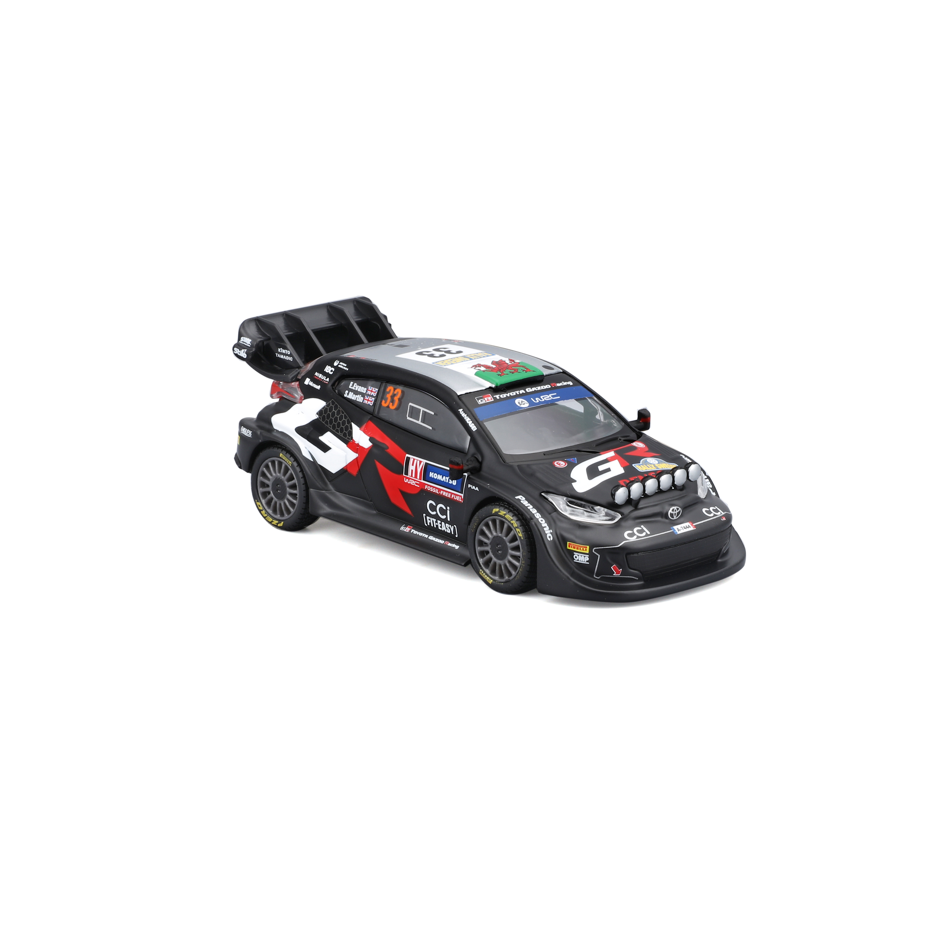 Gr Yaris Rally 1 Hybrid WRC Evans #33 2024 1:43 view 6
