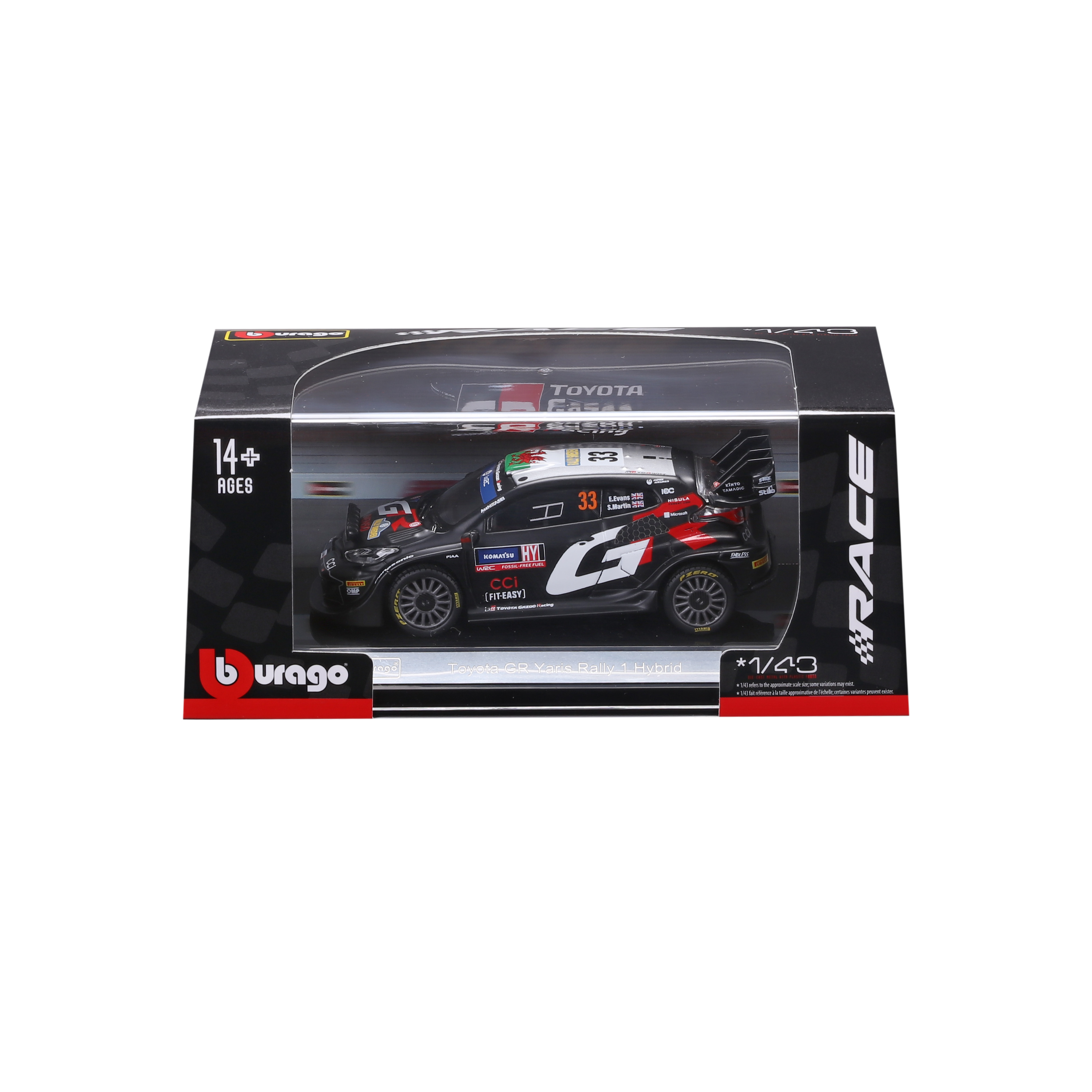 Gr Yaris Rally 1 Hybrid WRC Evans #33 2024 1:43 view 2