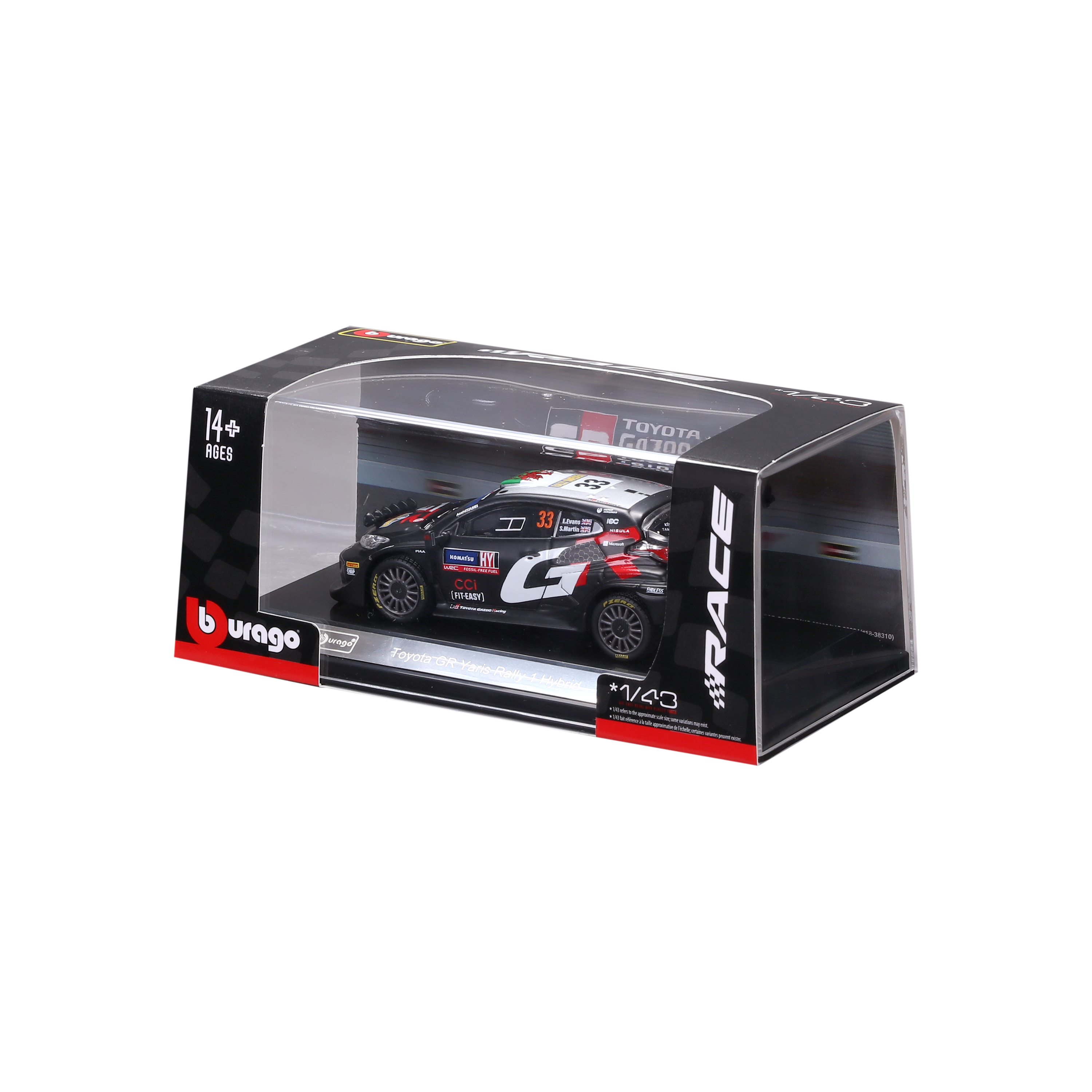Gr Yaris Rally 1 Hybrid WRC Evans #33 2024 1:43 view 3