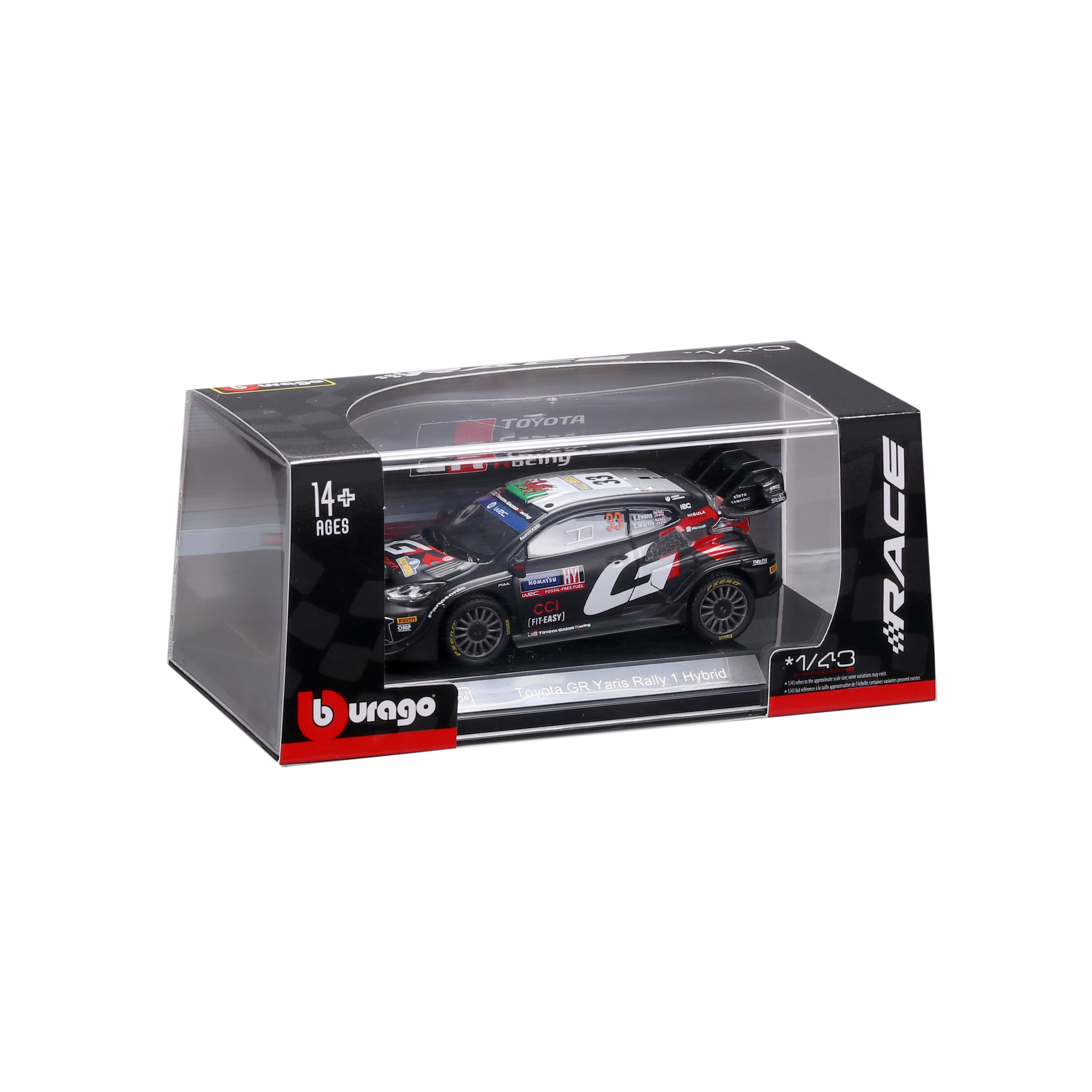 Gr Yaris Rally 1 Hybrid WRC Evans #33 2024 1:43 view 4