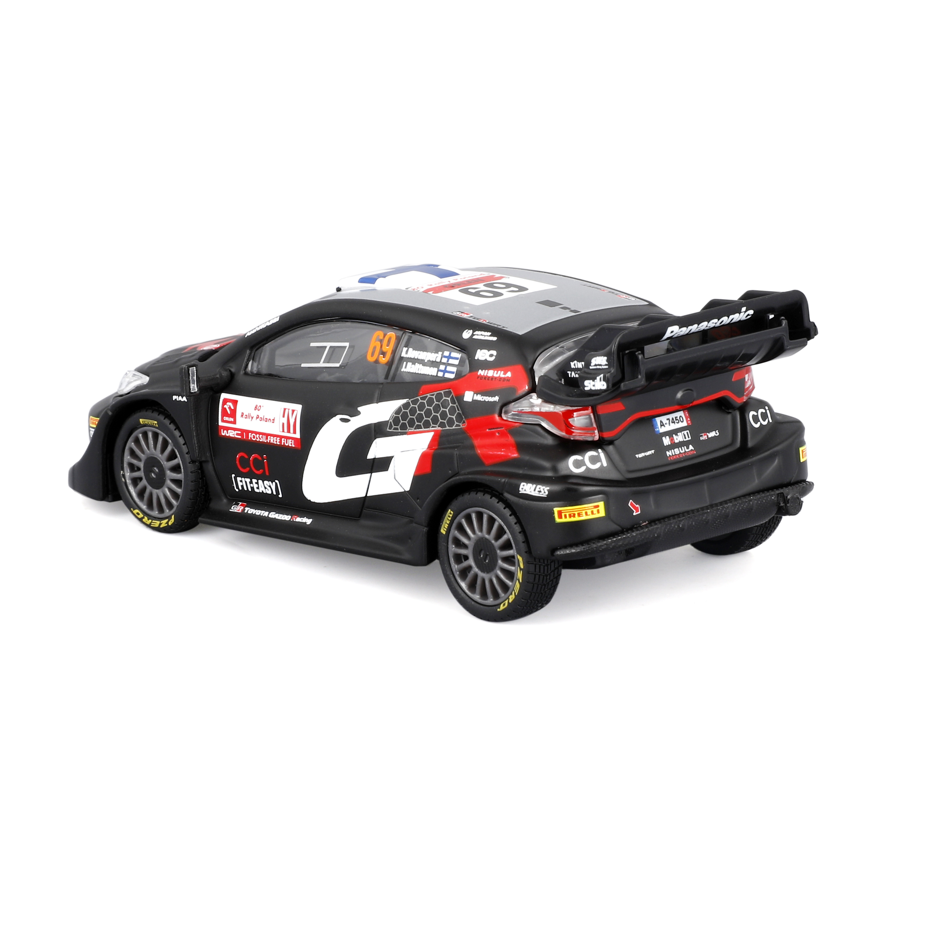 ტოიოტა GR Yaris რალი 1 ჰიბრიდი WRC (2024) Rovanpera #69 ხედი 6