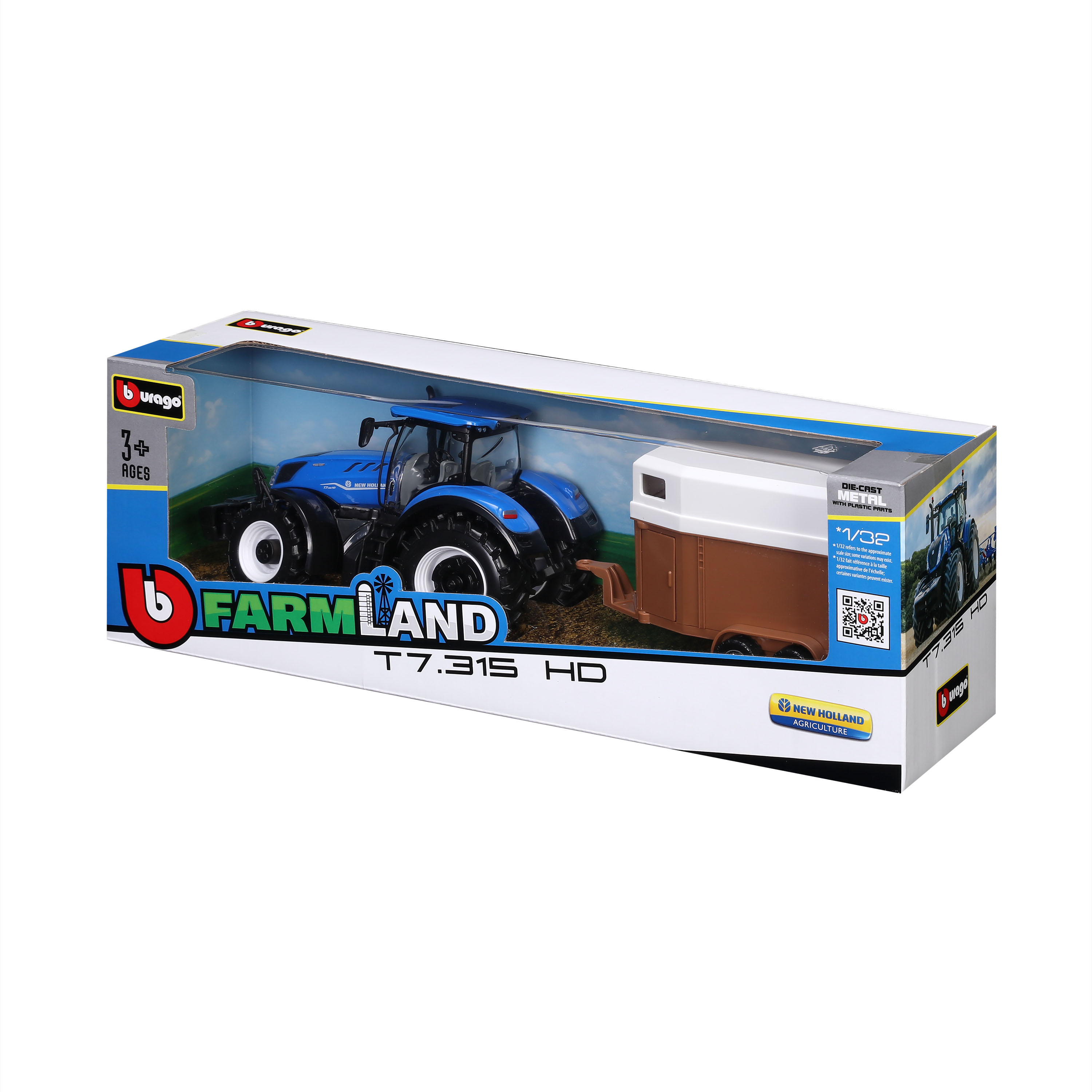 ფერმის ტრაქტორი NF 17.315HD ცხენის მისაბმელით – სათამაშო ხედი 3