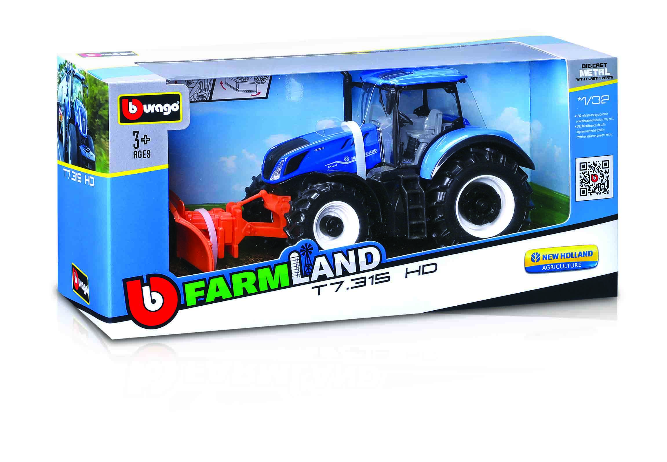 ფერმის ტრაქტორი NF 17.315HD თოვლმწმენდით – სათამაშო ხედი 3