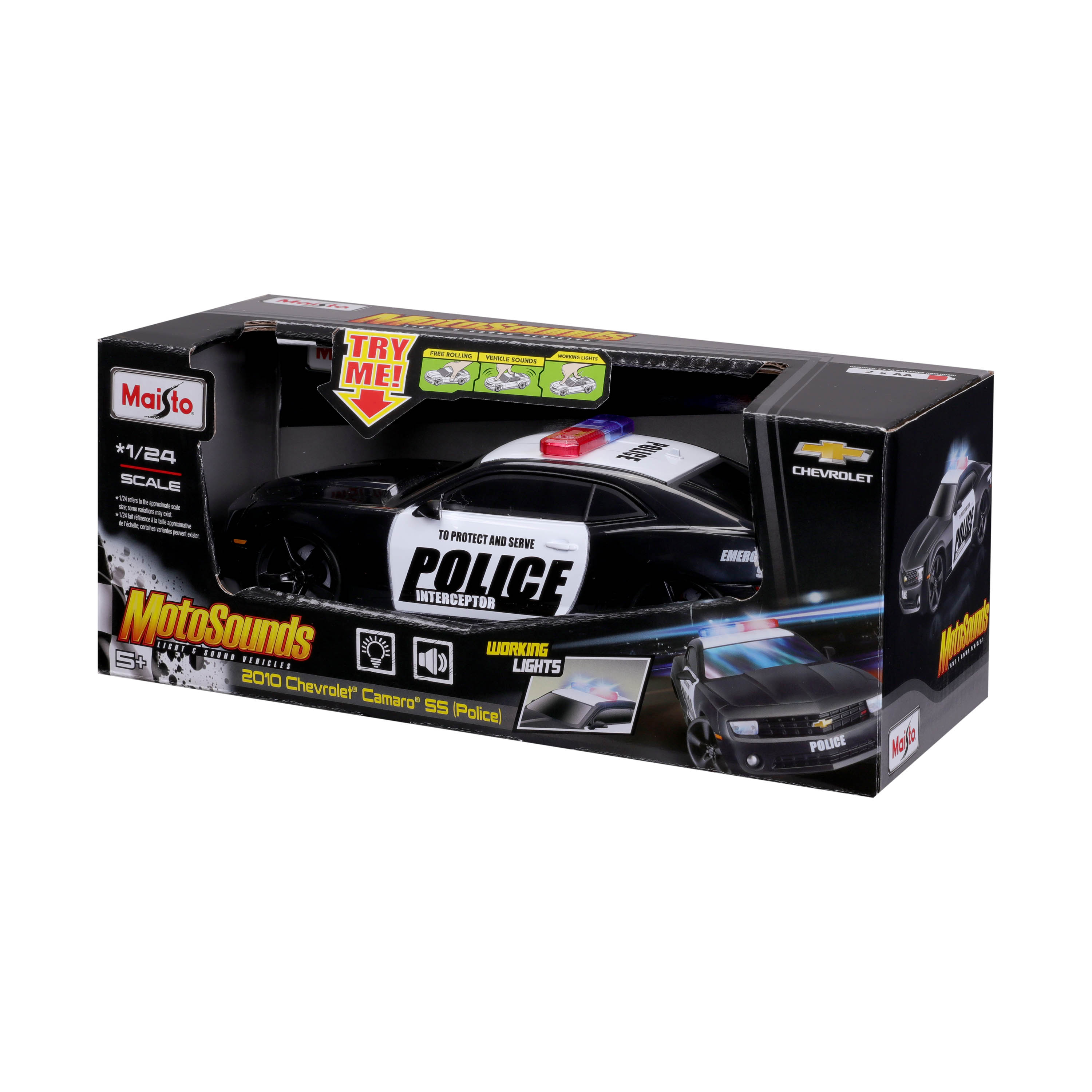 შევროლე Camaro SS RS Police – ხმოვანი ეფექტების მოდელი ხედი 3