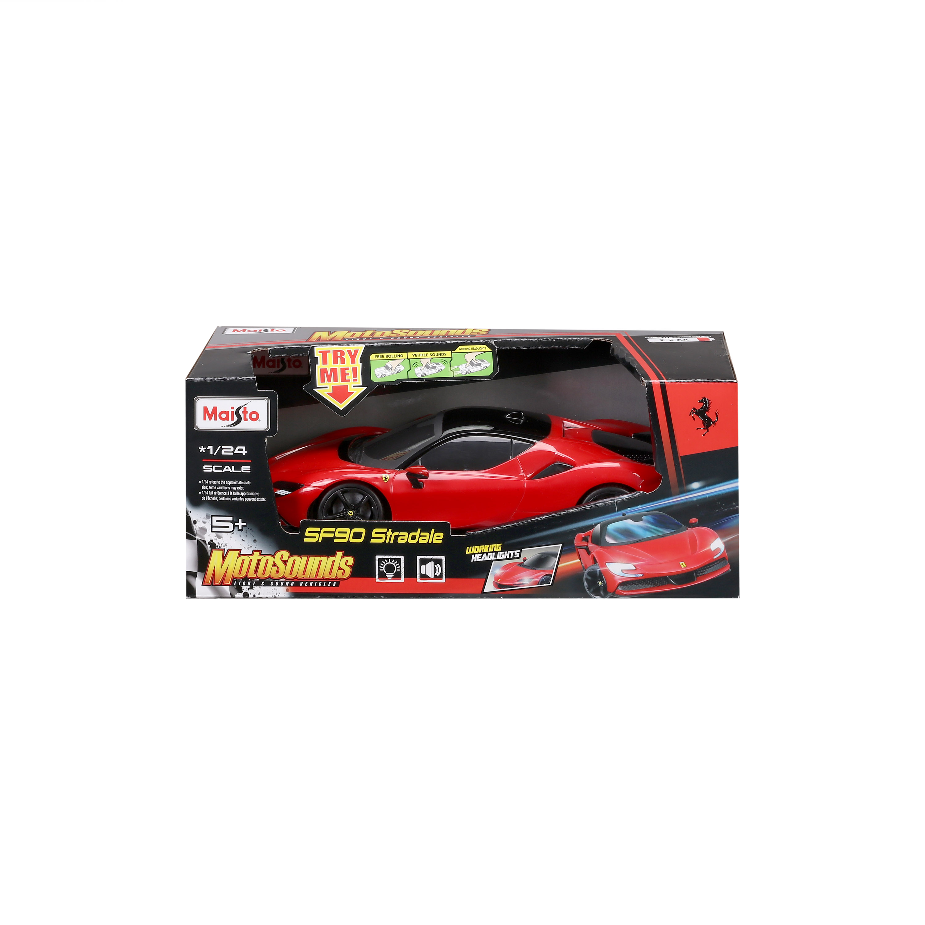 ფერარი SF90 Stradale – ხმოვანი ეფექტების მოდელი ხედი 6
