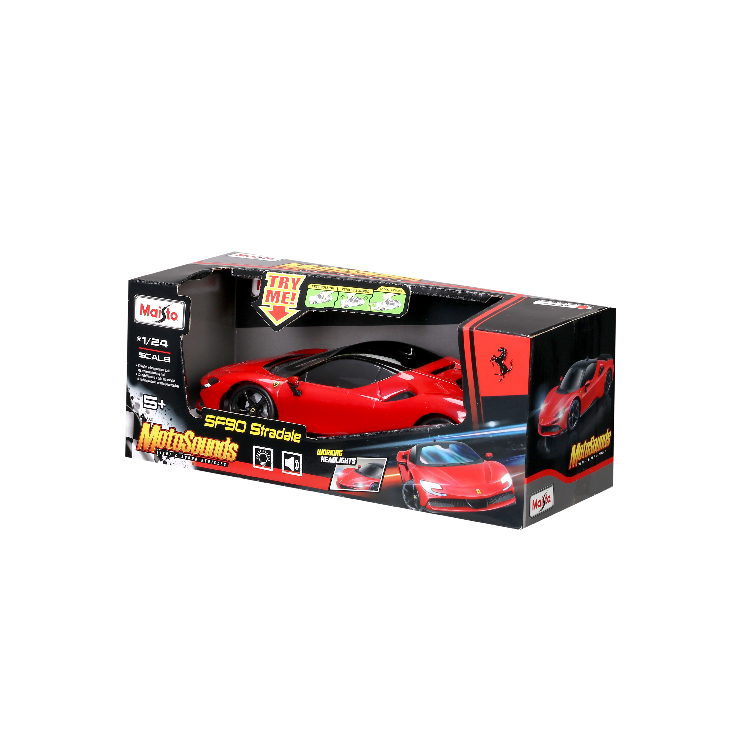 ფერარი SF90 Stradale – ხმოვანი ეფექტების მოდელი ხედი 8