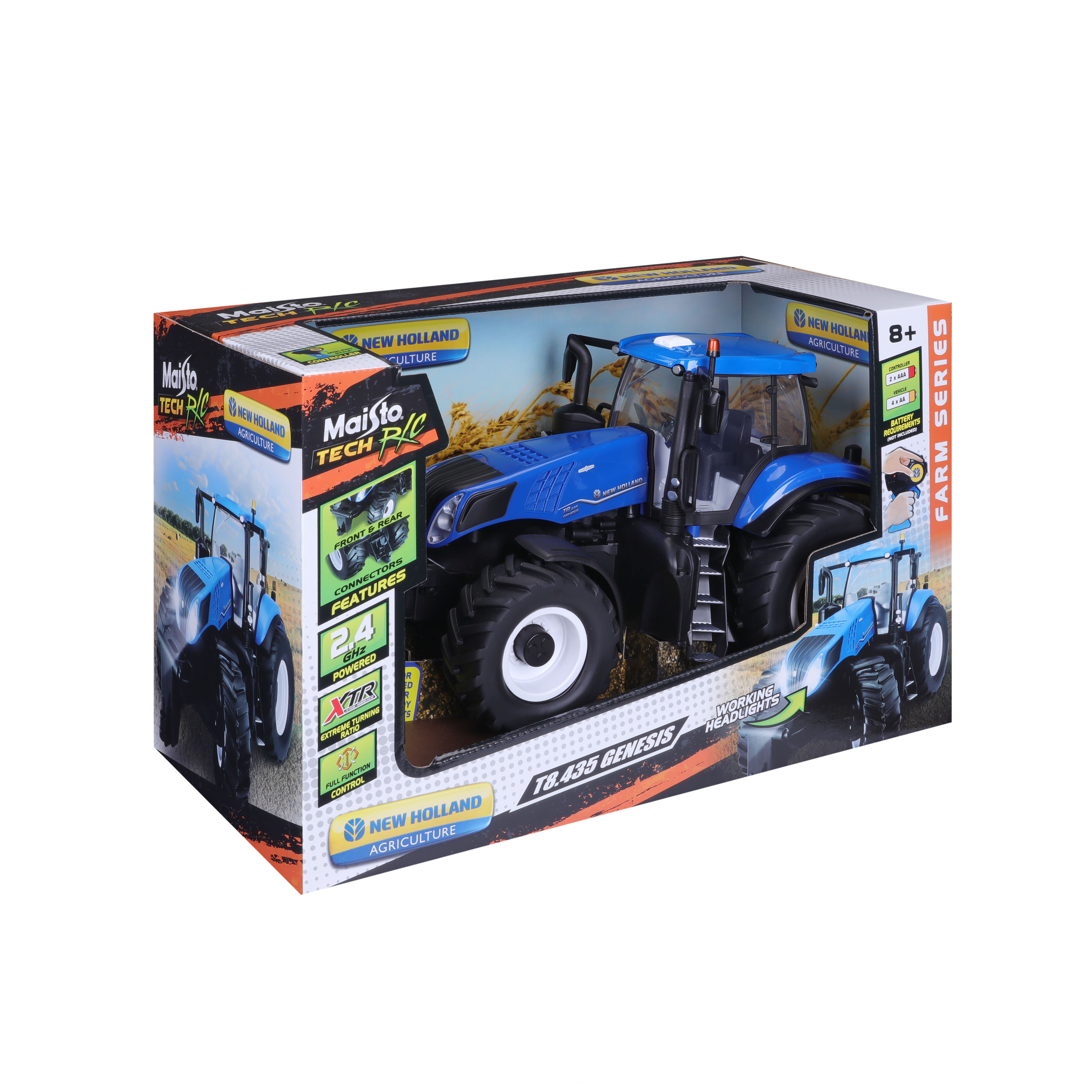 New Holland T8.435 Genesis – დისტანციურად მართვადი სათამაშო ხედი 3