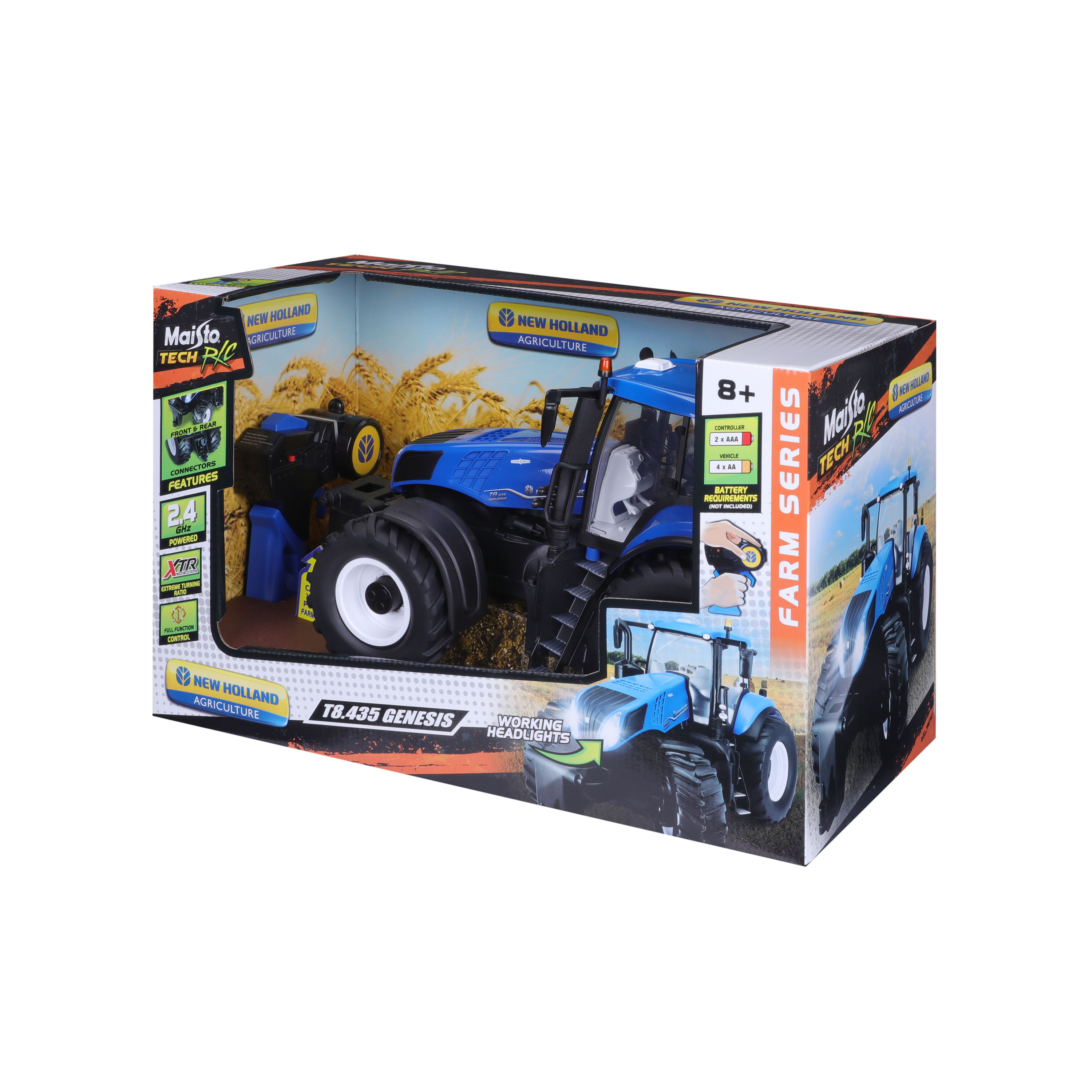 New Holland T8.435 Genesis – დისტანციურად მართვადი სათამაშო ხედი 4