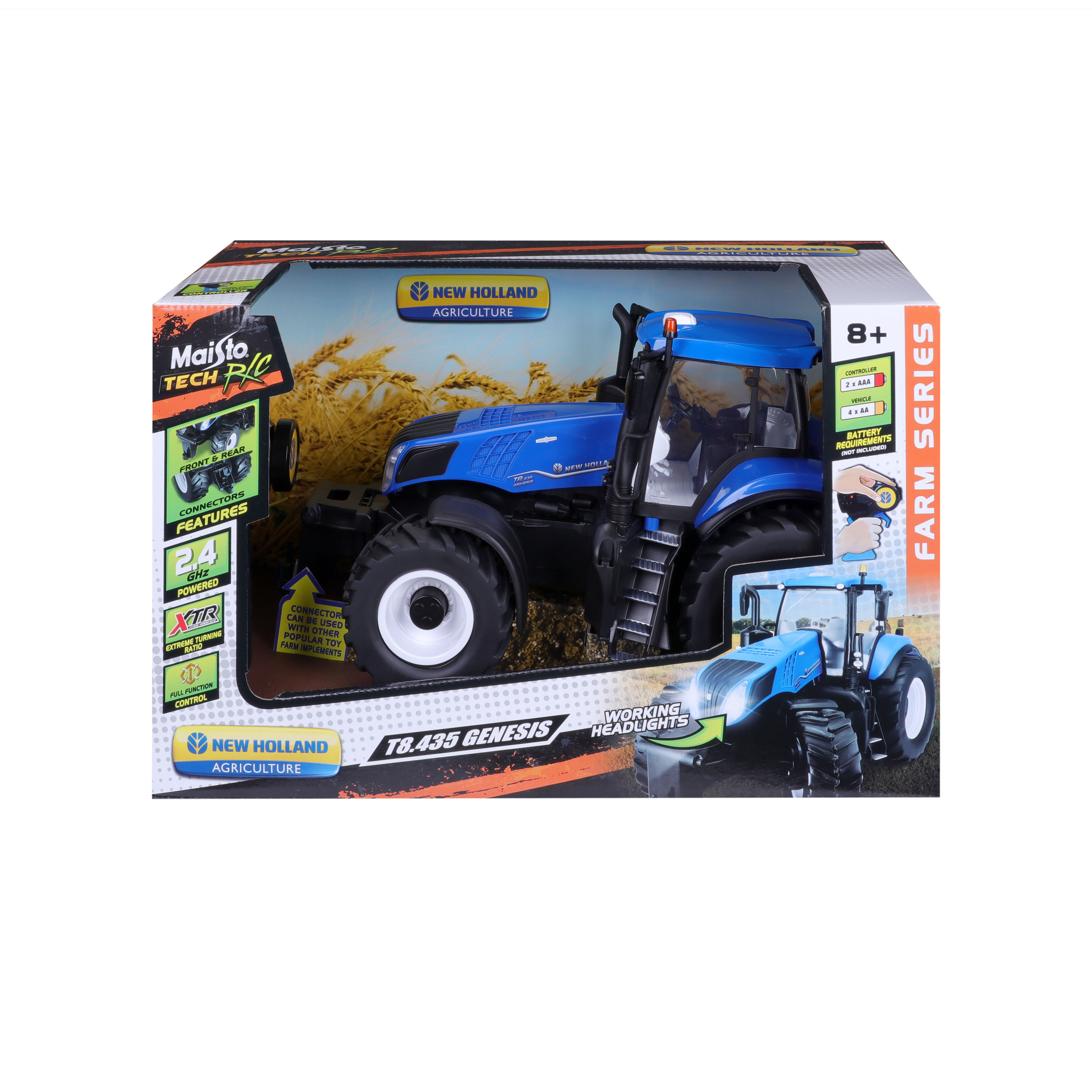 New Holland T8.435 Genesis – დისტანციურად მართვადი სათამაშო ხედი 6