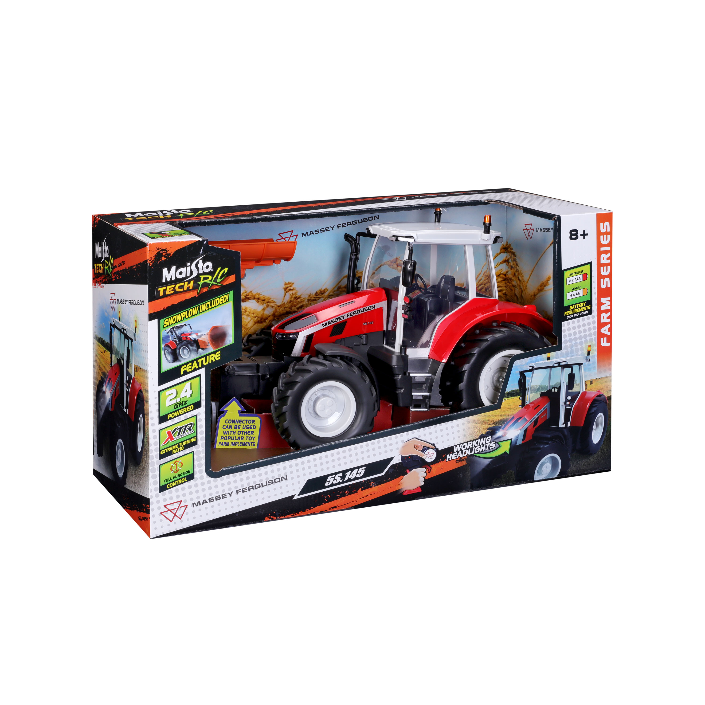 Massey Ferguson 5S Snow Plow – დისტანციურად მართვადი სათამაშო ხედი 7