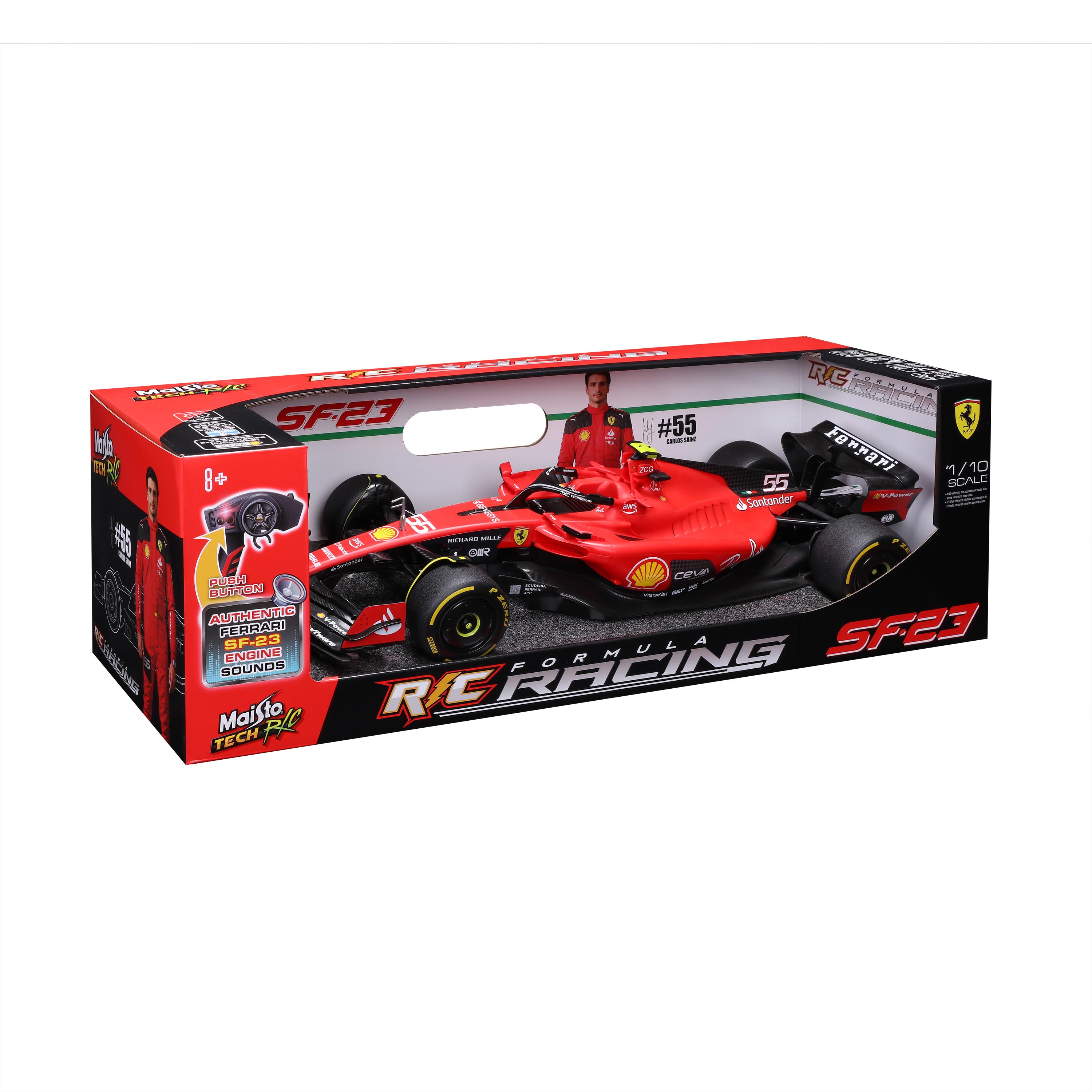 სათამაშო მანქანა Maisto Tech ფერარი SF-23 – დისტანციურად მართვადი სათამაშო 1/10 - საკოლექციო მოდელი - satamasho manqana