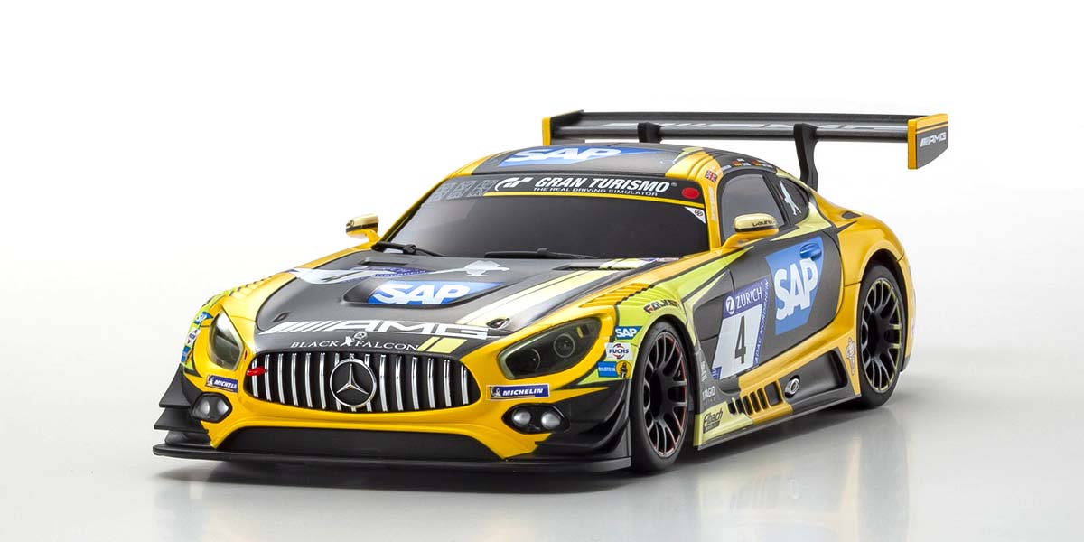 Mini-Z MR03 RWD Mercedes AMG GT3 24h NBG #4 (2018) ხედი 4