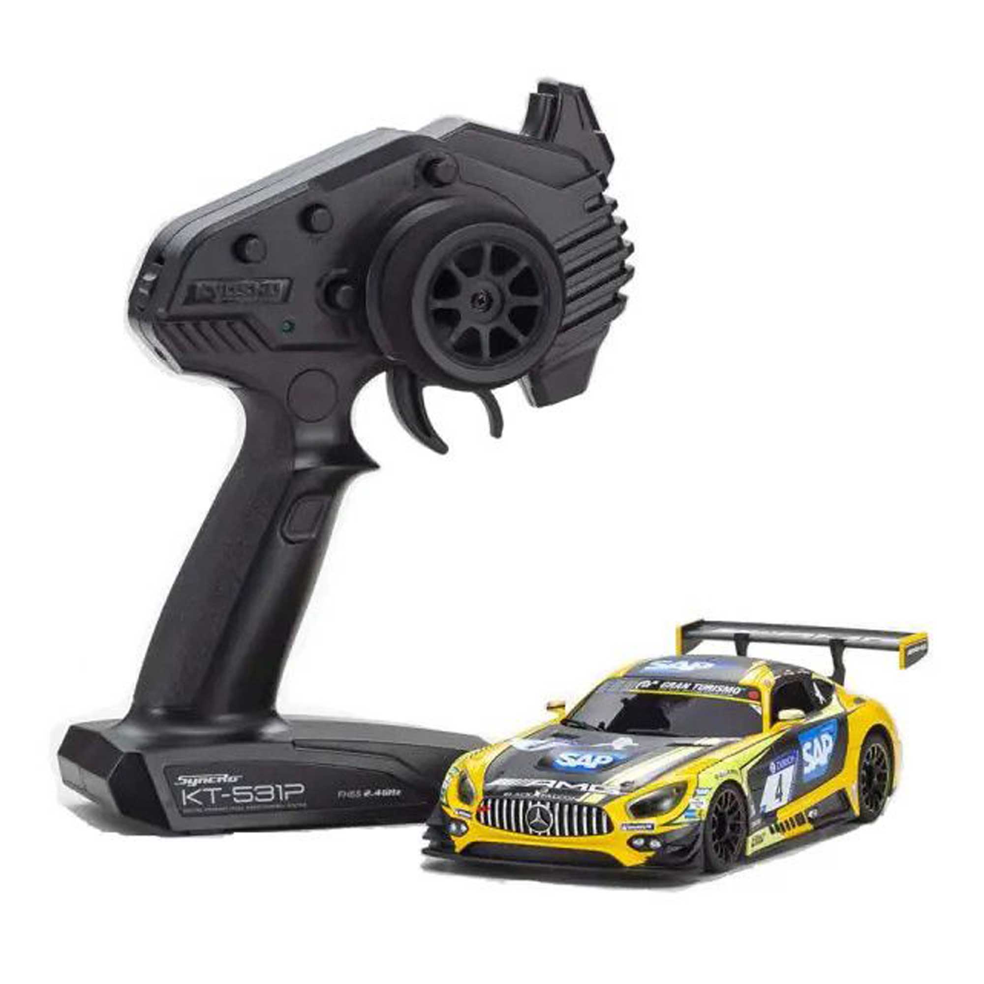 Mini-Z MR03 RWD Mercedes AMG GT3 24h NBG #4 (2018) ხედი 5