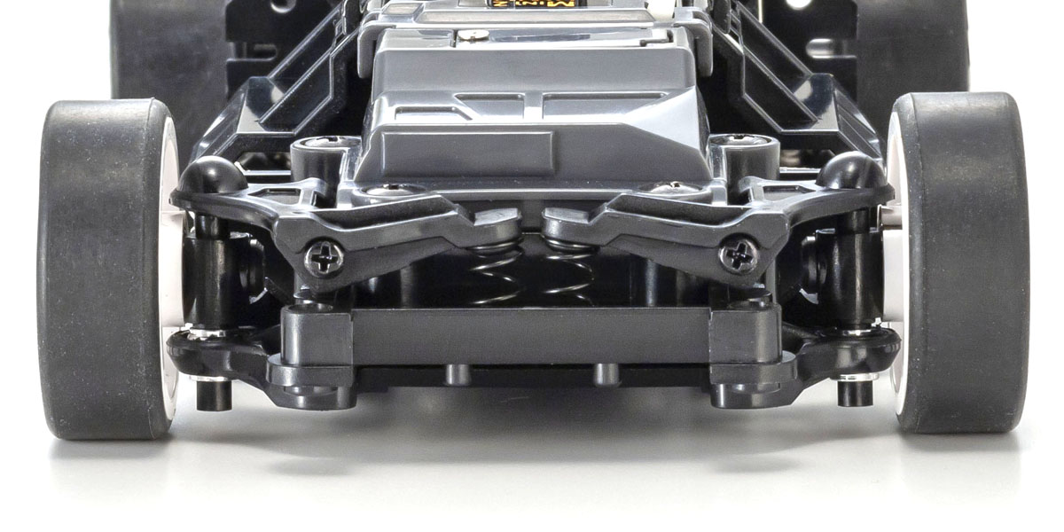 Mini-Z MR04 RWD პორშე 911 GT3 RS ვერცხლისფერი ხედი 4