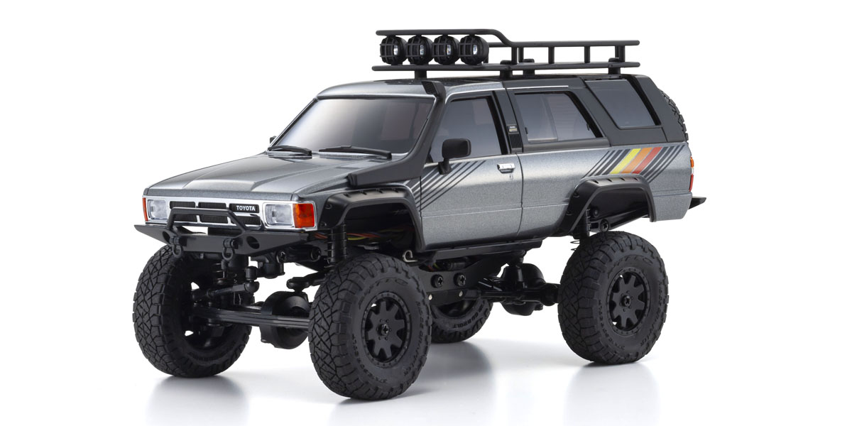 Mini-Z 4X4 MX-01 ტოიოტა 4-Runner მუქი ნაცრისფერი ხედი 1