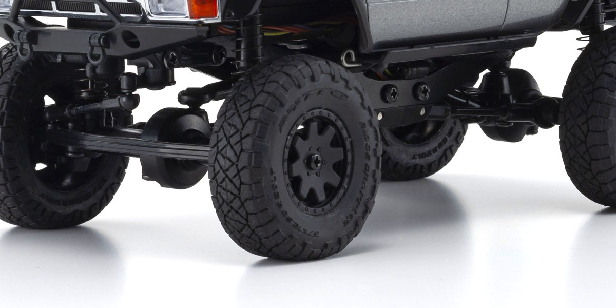 Mini-Z 4X4 MX-01 ტოიოტა 4-Runner მუქი ნაცრისფერი ხედი 2