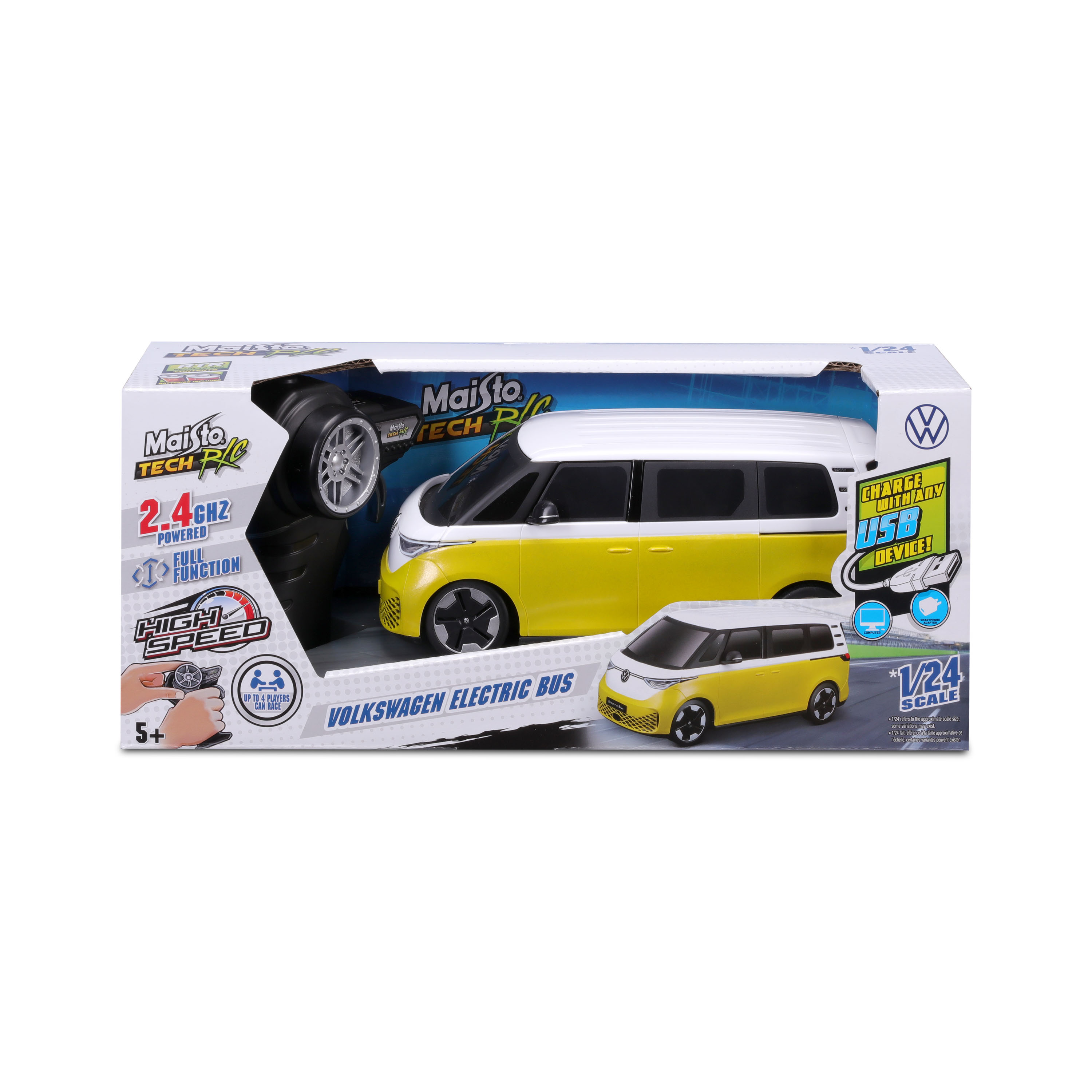 ფოლკსვაგენ Electric Bus – დისტანციურად მართვადი მოდელი (1:24) ხედი 2