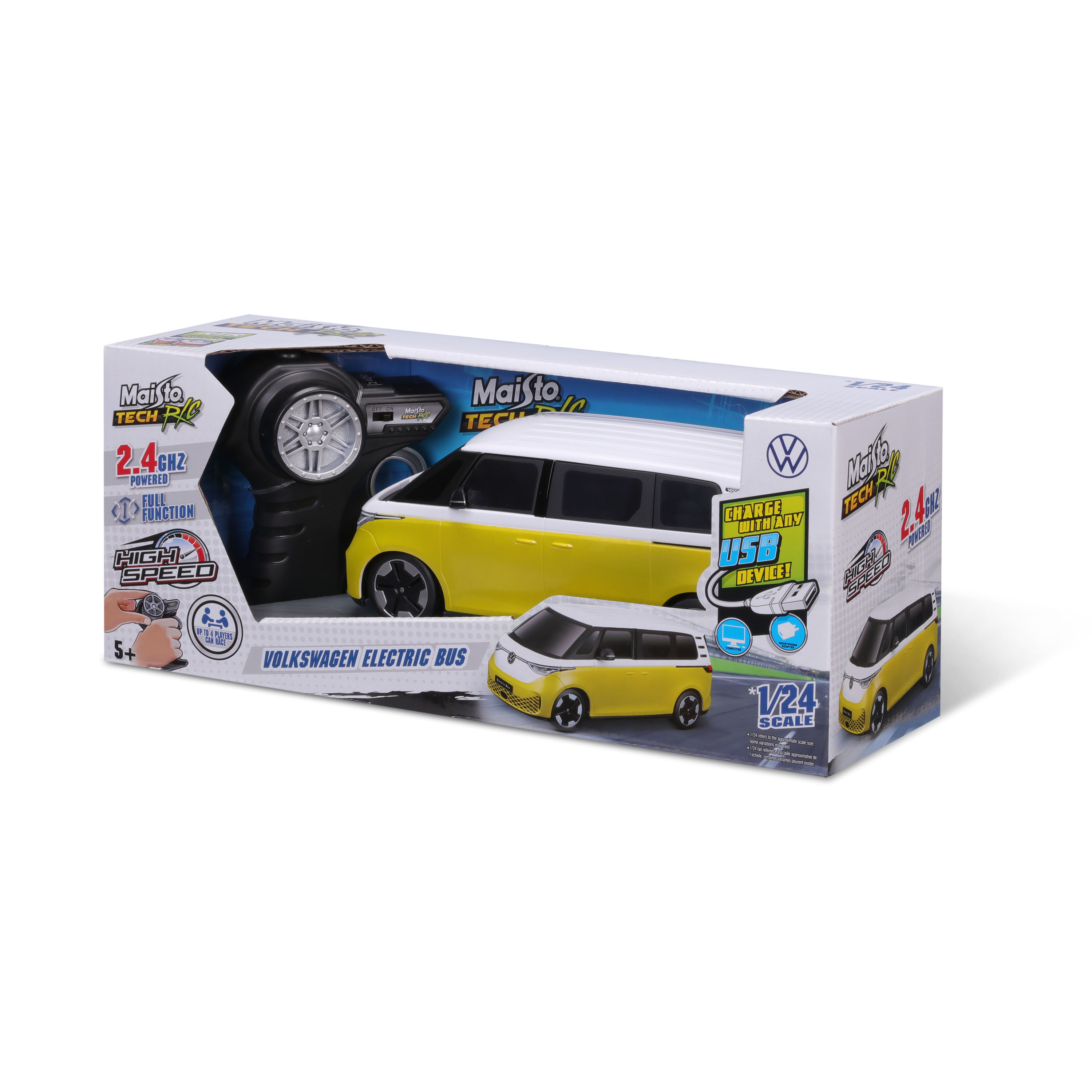 ფოლკსვაგენ Electric Bus – დისტანციურად მართვადი მოდელი (1:24) ხედი 3
