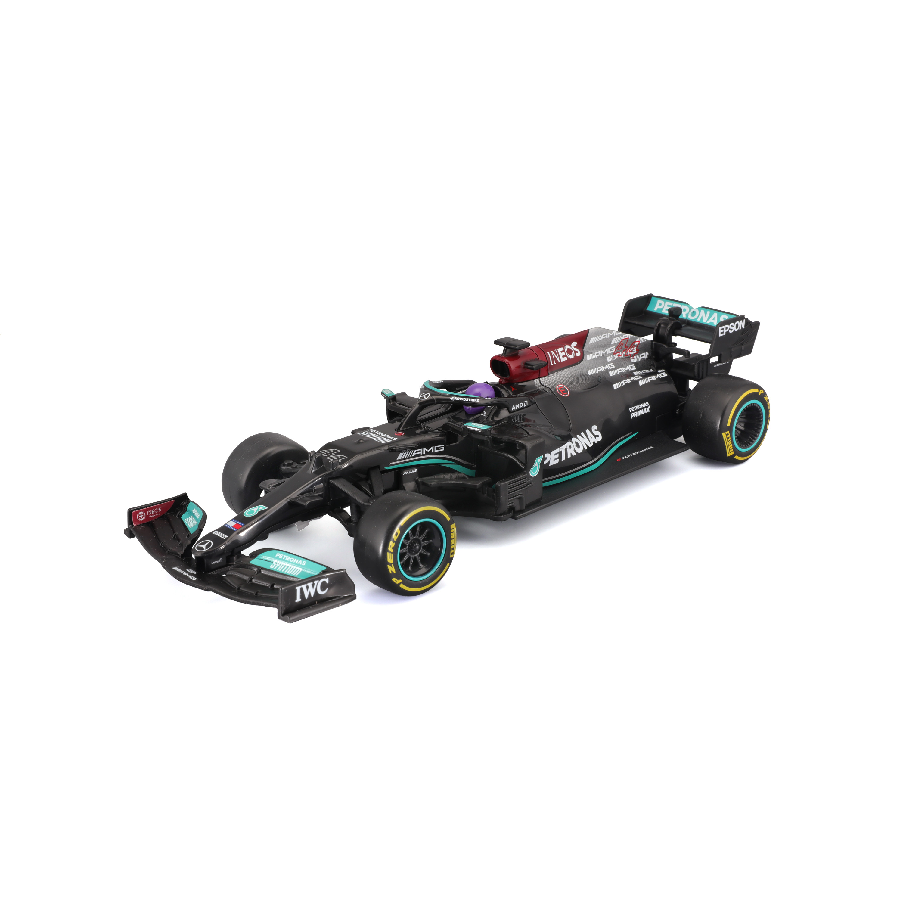მერსედეს-AMG F1 W12 (2021) – დისტანციურად მართვადი მოდელი (1:24) ხედი 4