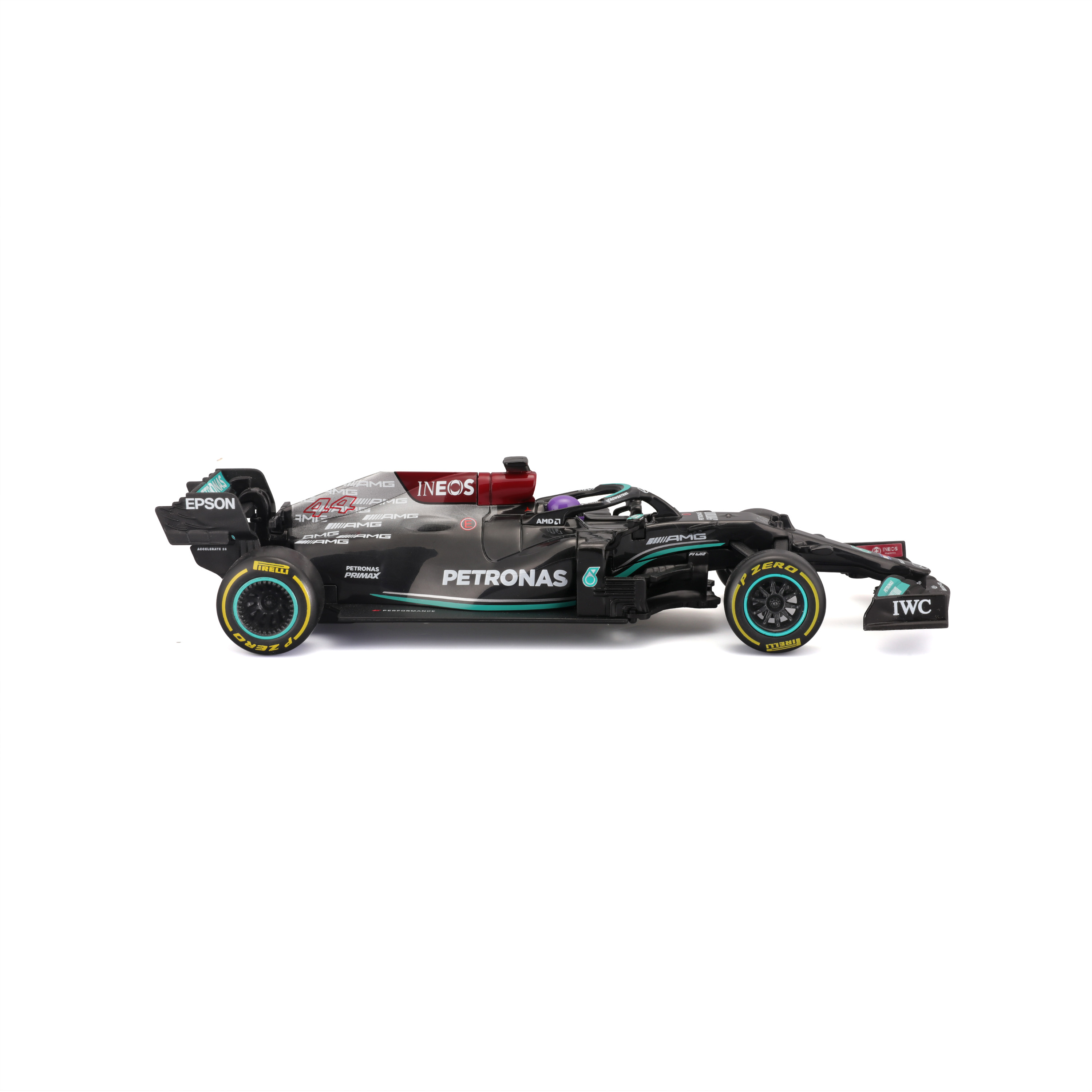 მერსედეს-AMG F1 W12 (2021) – დისტანციურად მართვადი მოდელი (1:24) ხედი 8