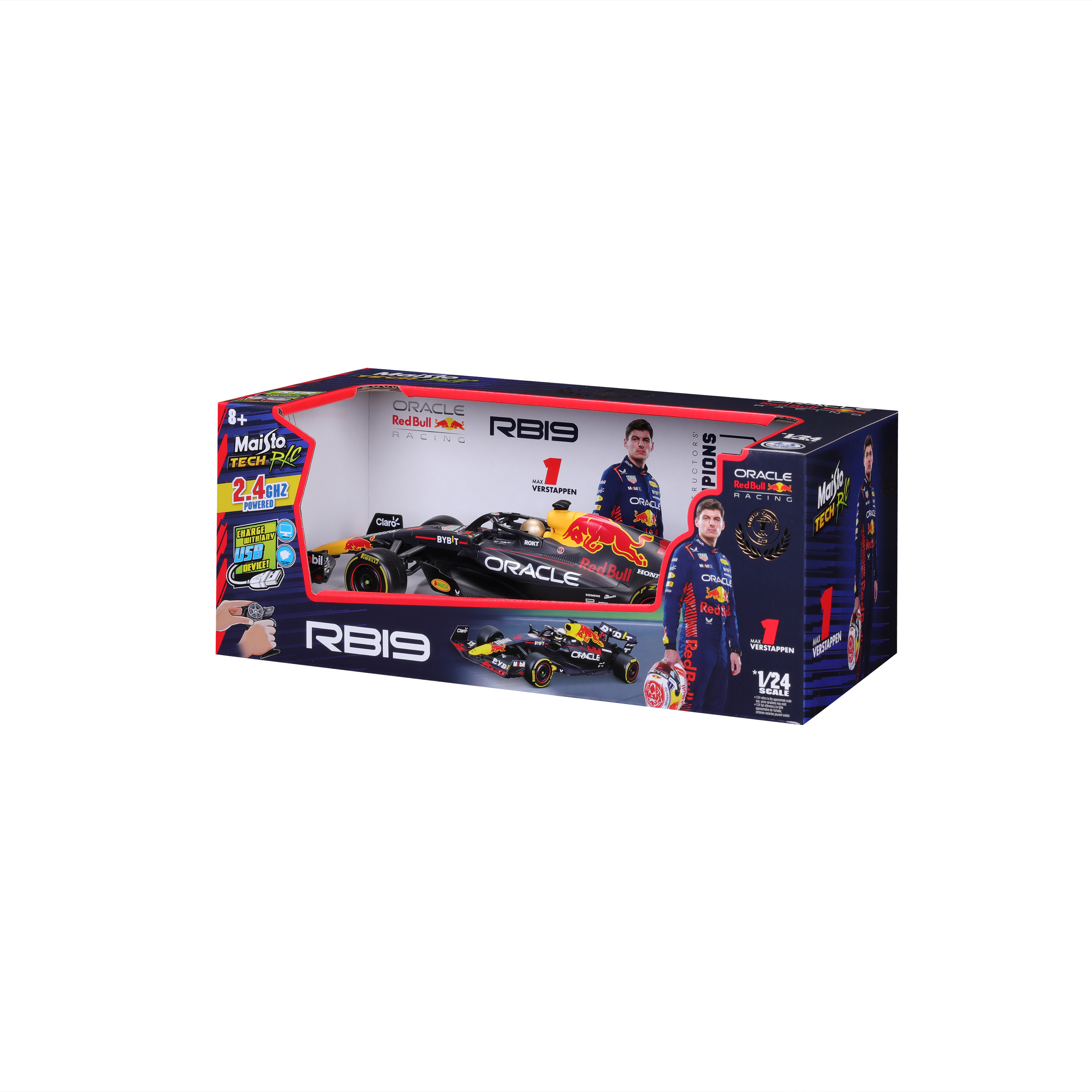 Oracle Red Bull Racing RB19 – დისტანციურად მართვადი მოდელი (1:24) ხედი 3
