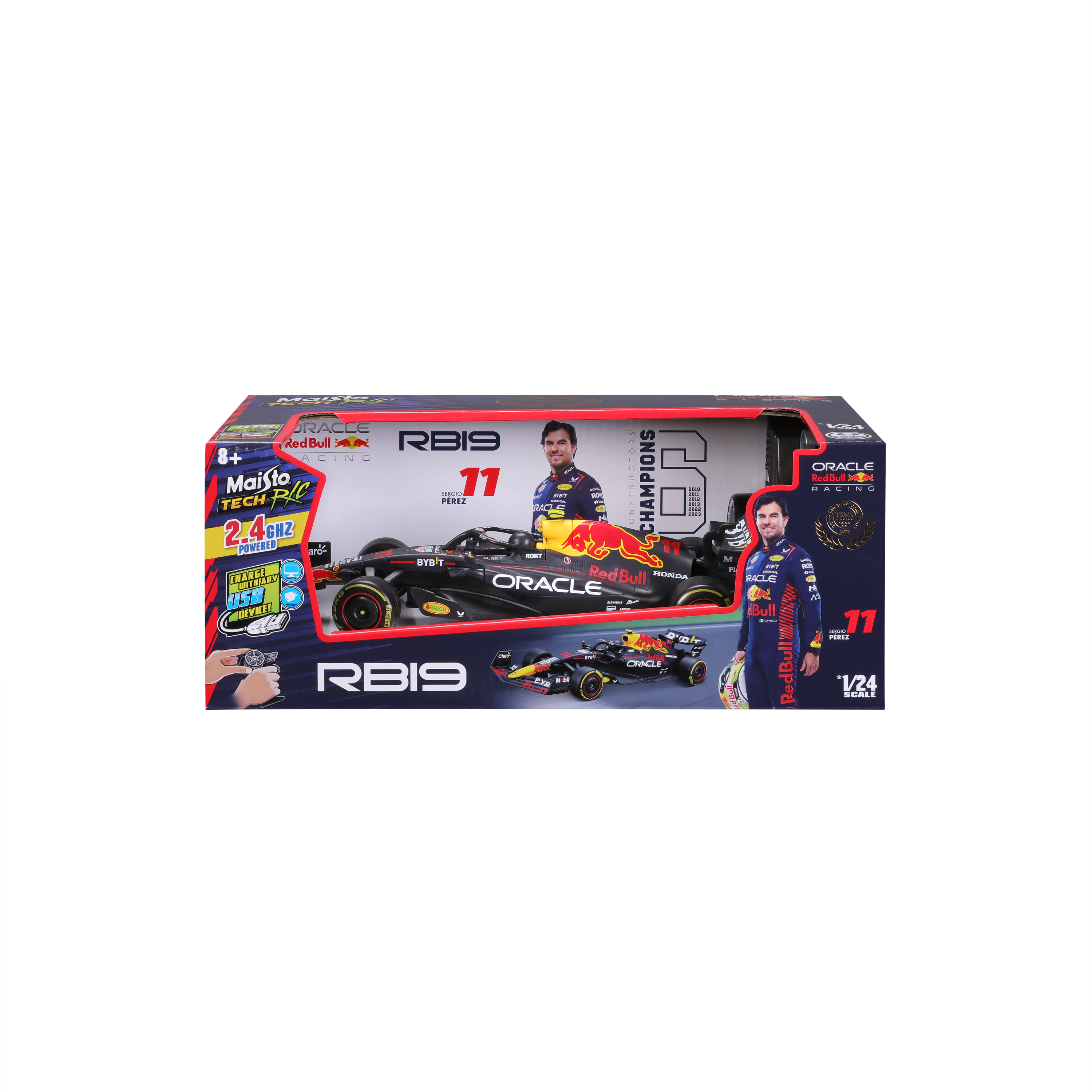 Oracle Red Bull Racing RB19 – დისტანციურად მართვადი მოდელი (1:24) ხედი 9