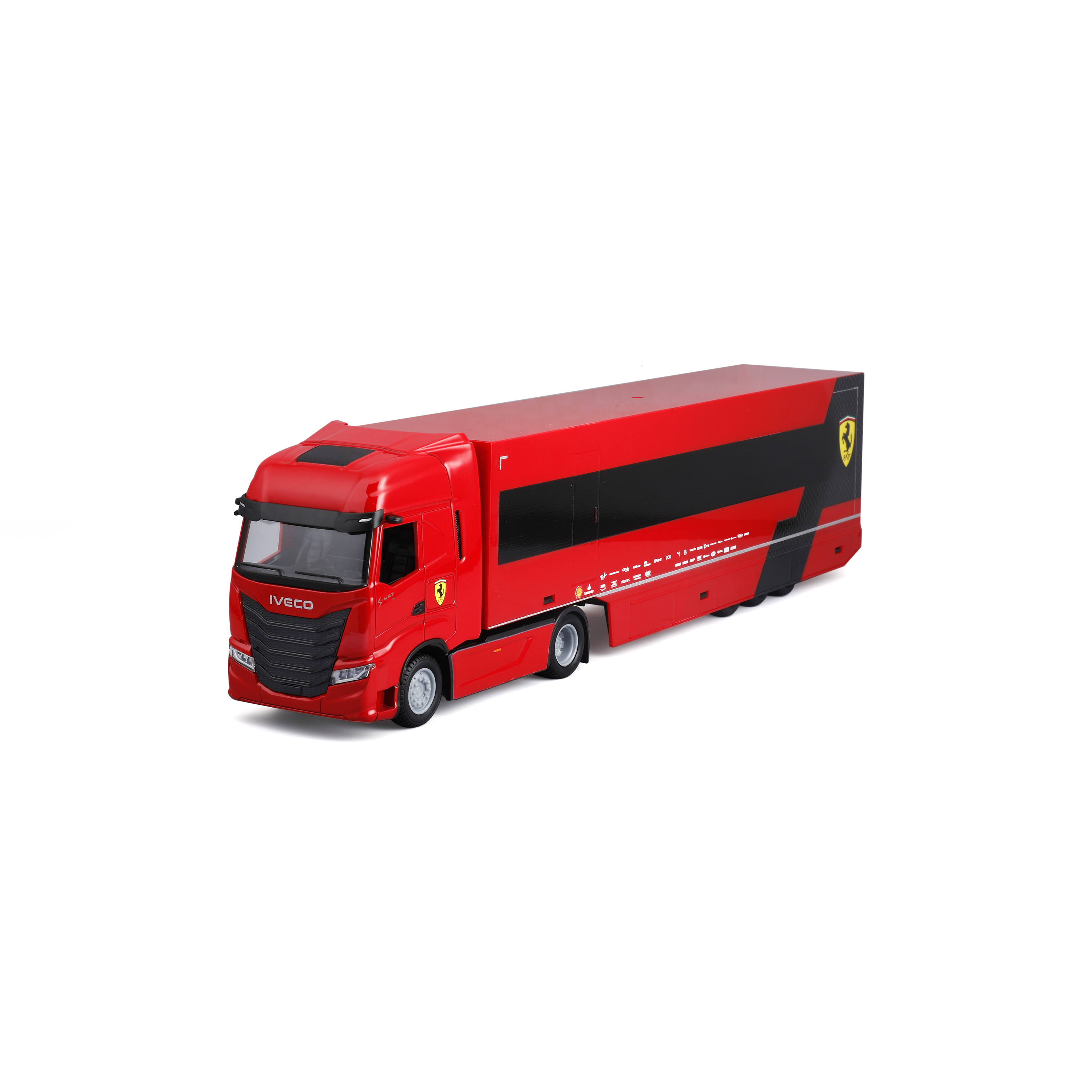 ფერარი Iveco S-Way მისაბმელით + ფერარი SF-24 (1:43) – ფორმულა 1 ნაკრები ხედი 1