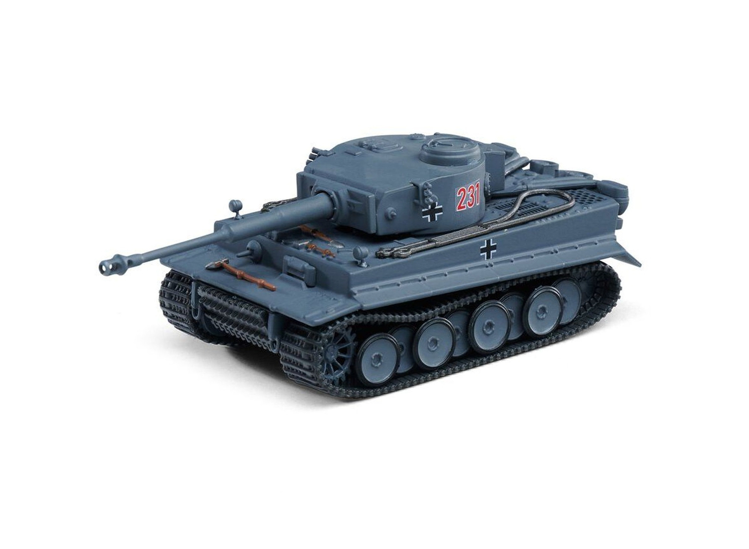 WWII Tiger I – 1/87 სამხედრო მოდელი ხედი 2