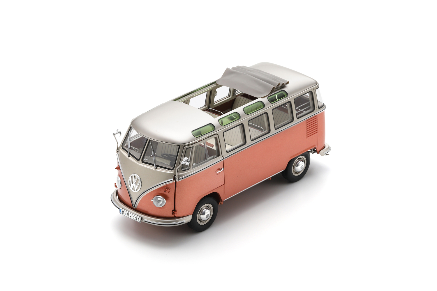 ფოლქსვაგენი T1 სამბა (1962) – 1/18 DieCast მოდელი ხედი 4