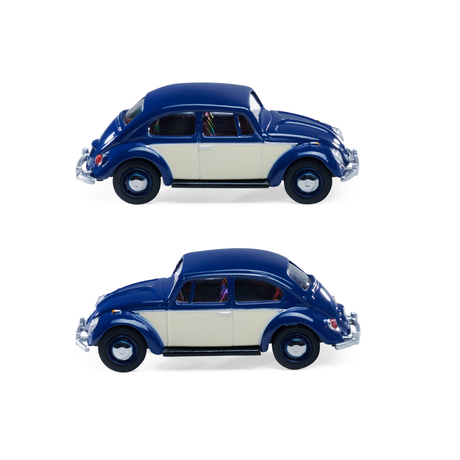 ფოლქსვაგენი Beetle ორფერა – 1/64 სტრიტ მოდელი ხედი 3